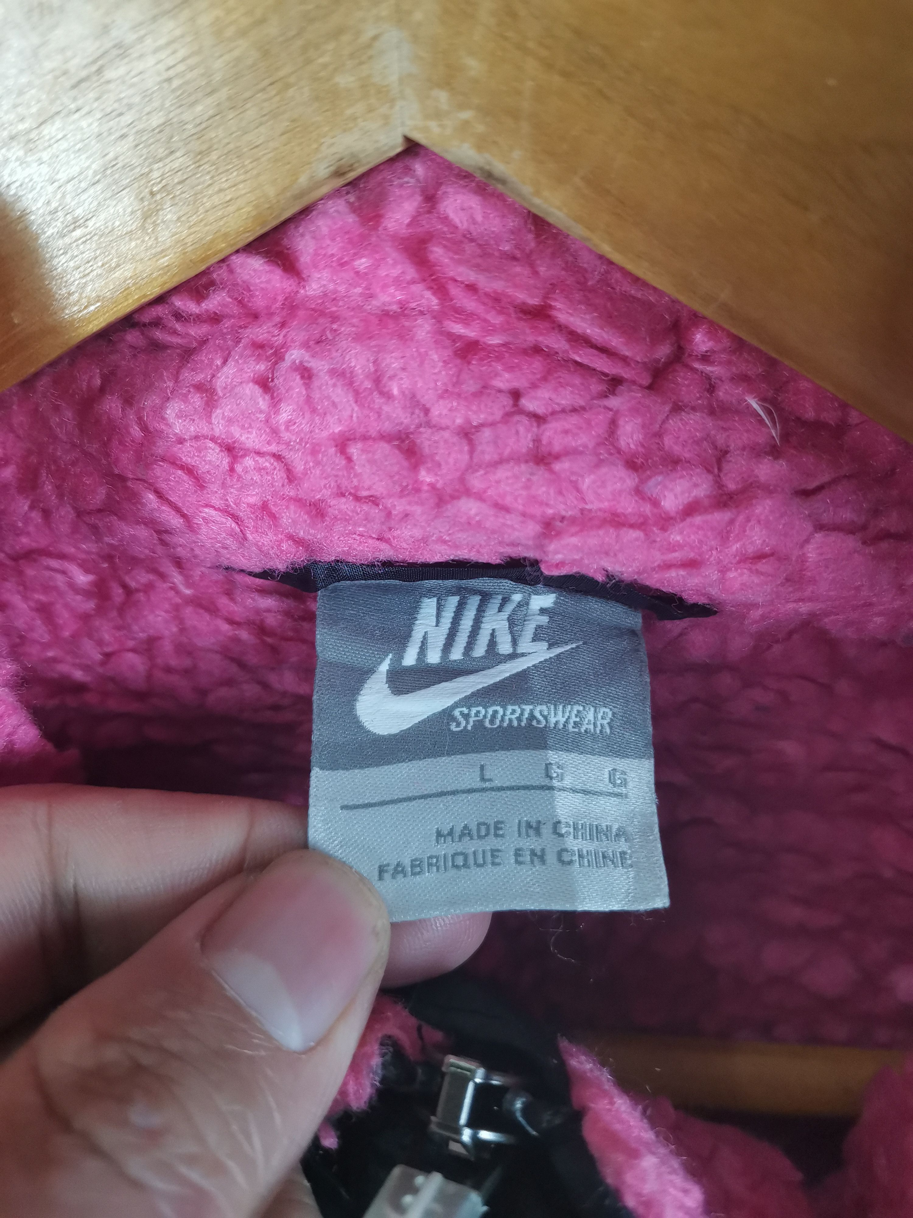 Nike Vintage Nike Sherpa Long Jacket Women Size M / US 6-8 / IT 42-44 - 8 Thumbnail