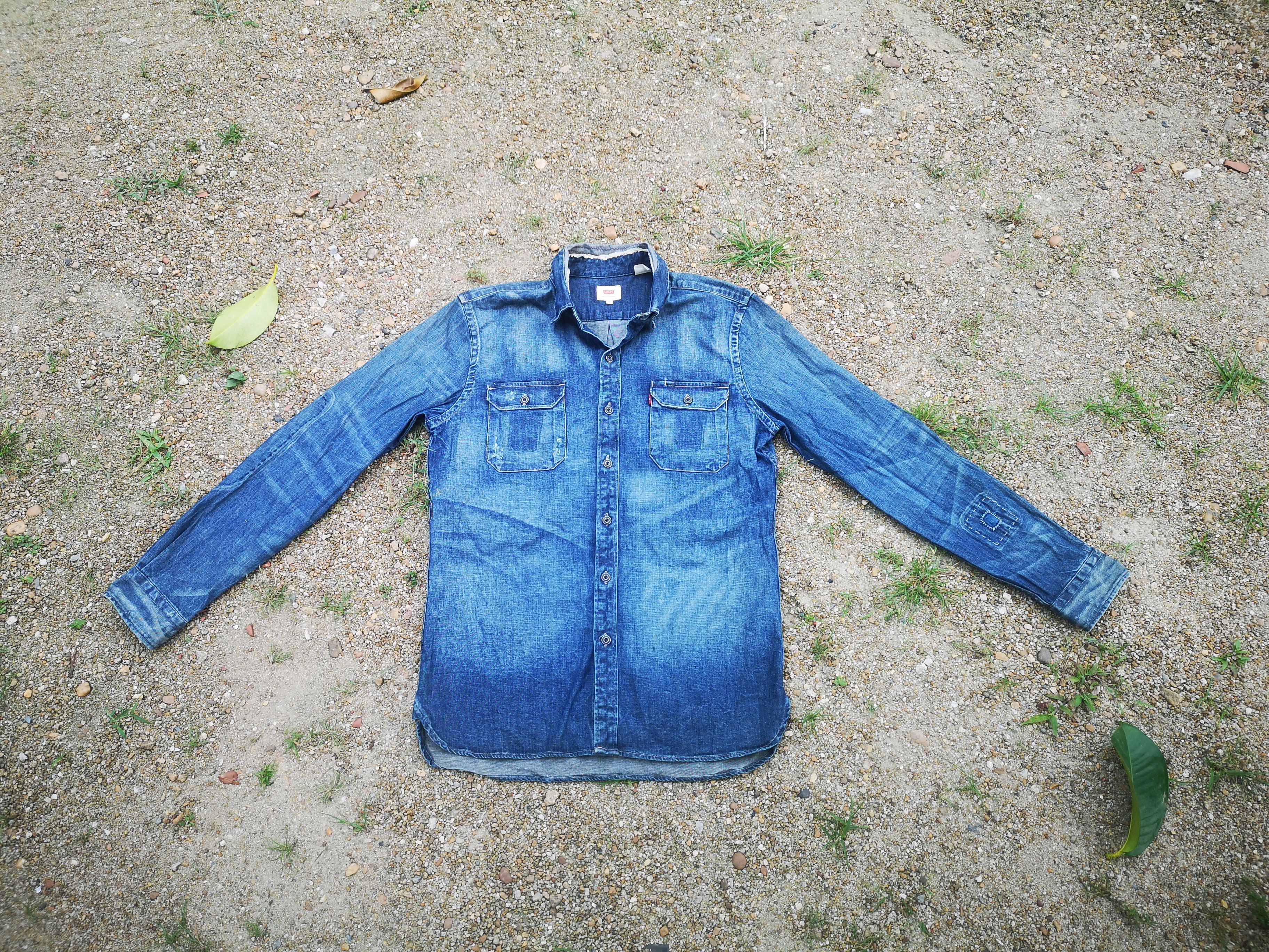 Levi's Levi's Denim Flannel Button Size US M / EU 48-50 / 2 - 1 Thumbnail