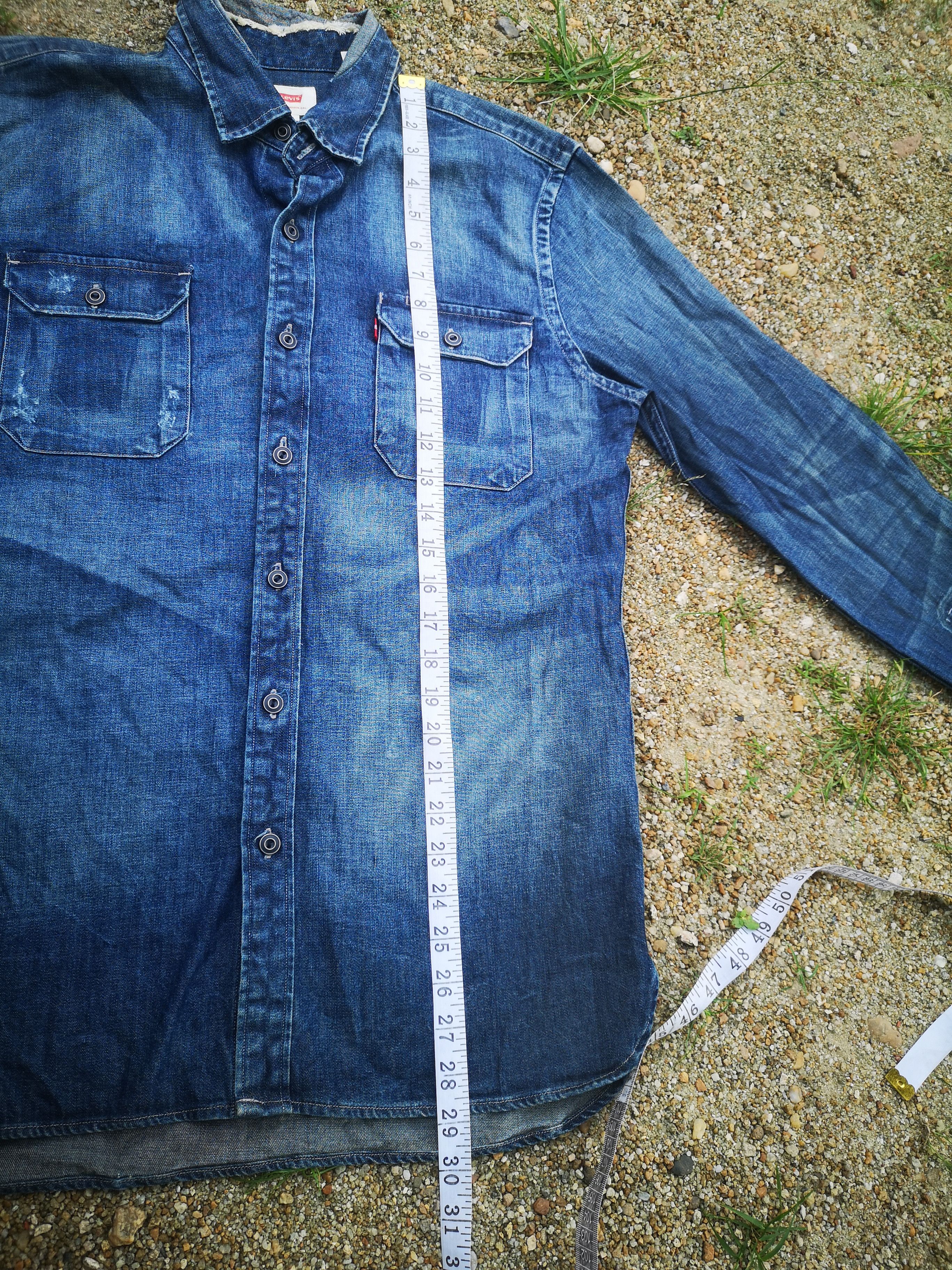 Levi's Levi's Denim Flannel Button Size US M / EU 48-50 / 2 - 12 Thumbnail