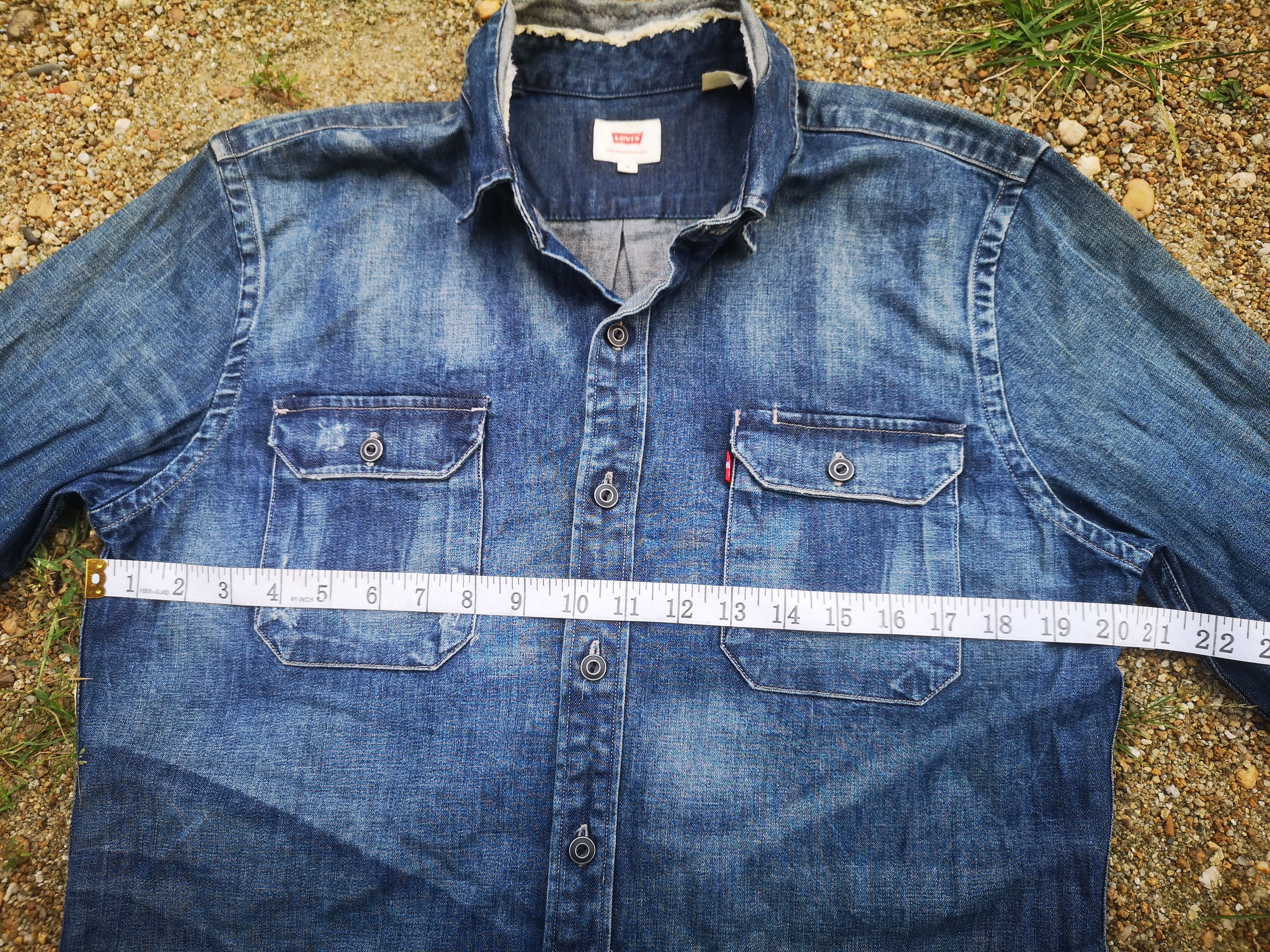 Levi's Levi's Denim Flannel Button Size US M / EU 48-50 / 2 - 11 Thumbnail