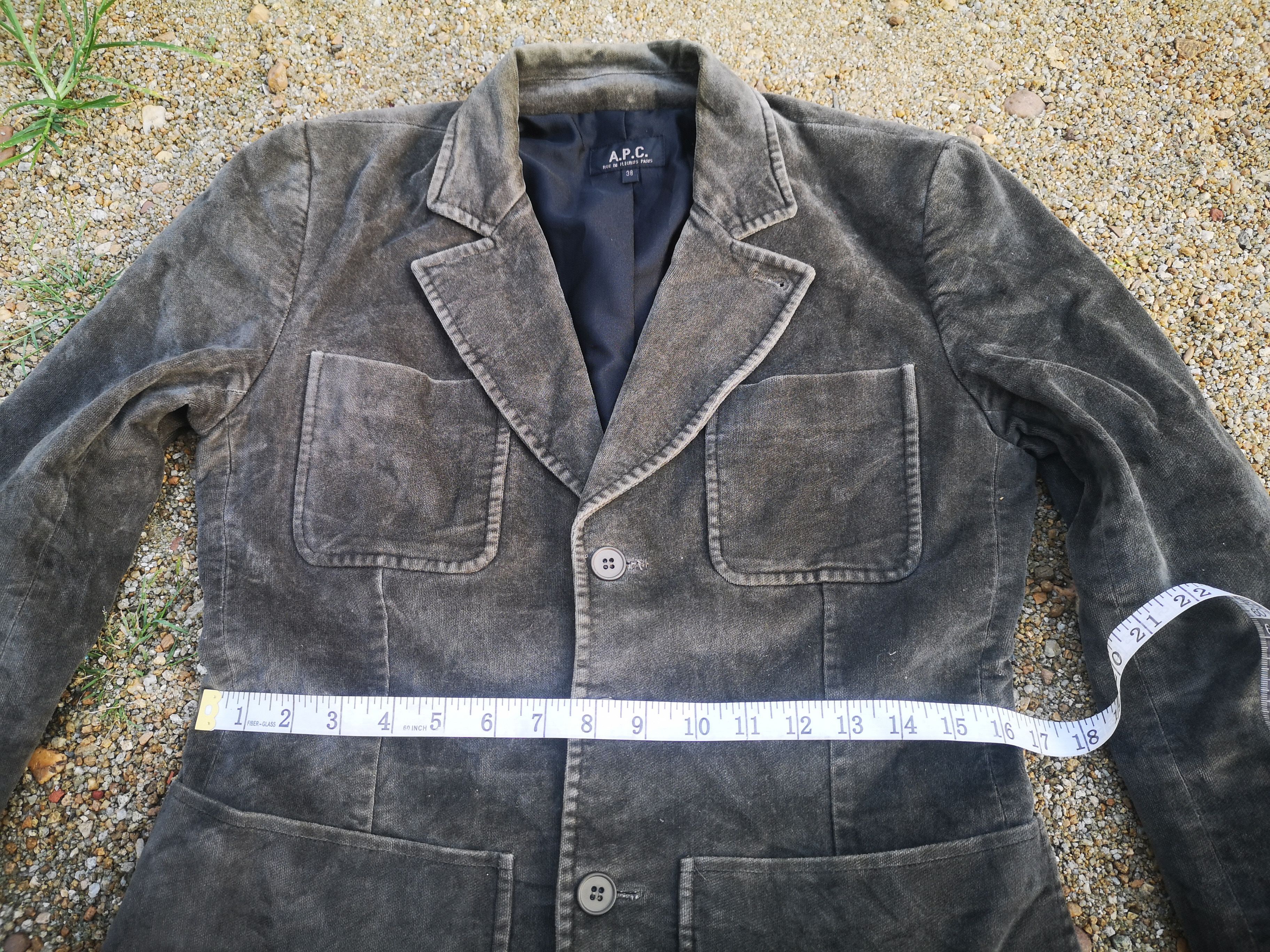A.P.C. A.P. C Blazer Smoky Gray Size XS / US 0-2 / IT 36-38 - 11 Thumbnail