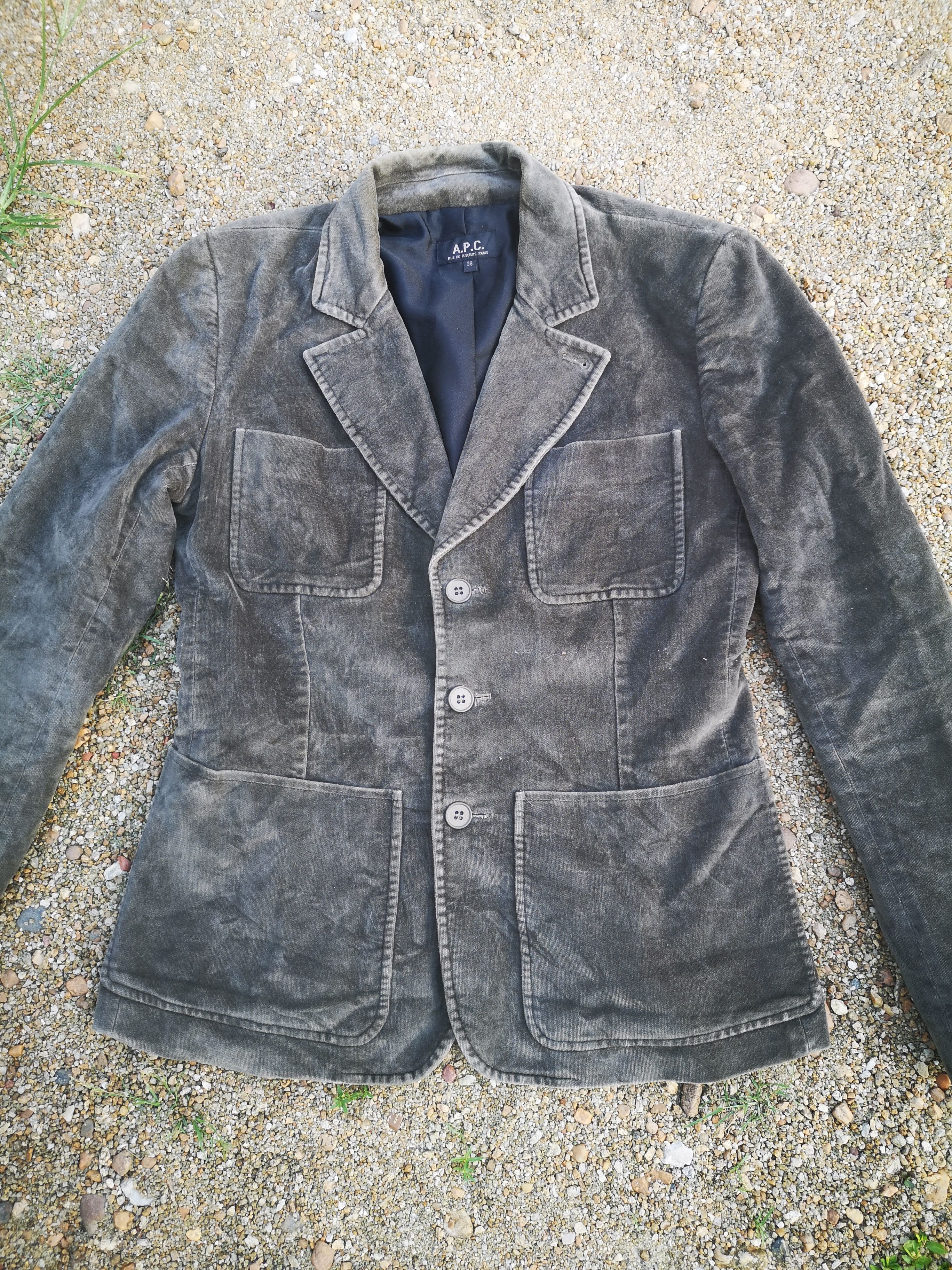 A.P.C. A.P. C Blazer Smoky Gray Size XS / US 0-2 / IT 36-38 - 3 Thumbnail
