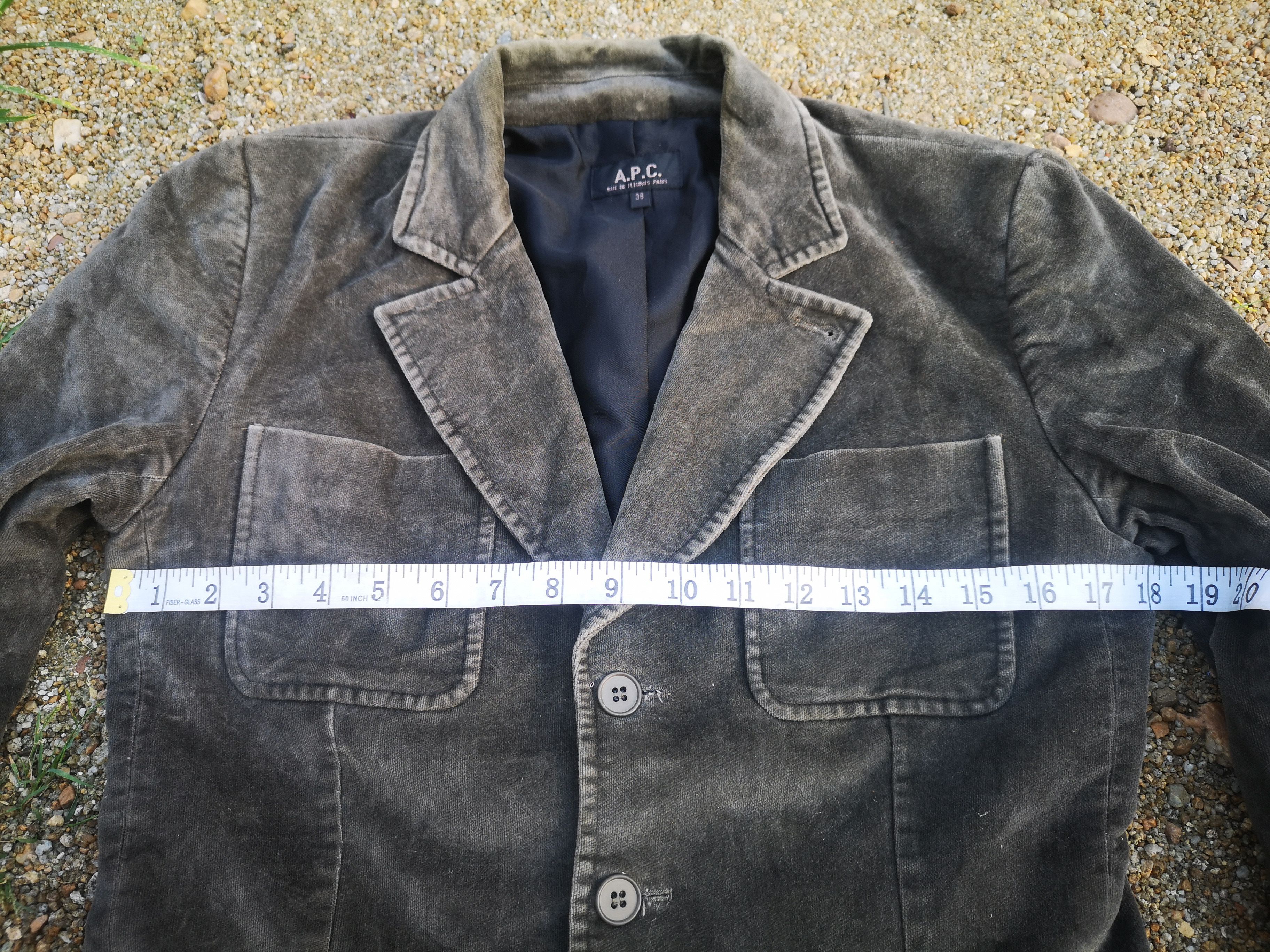 A.P.C. A.P. C Blazer Smoky Gray Size XS / US 0-2 / IT 36-38 - 9 Thumbnail