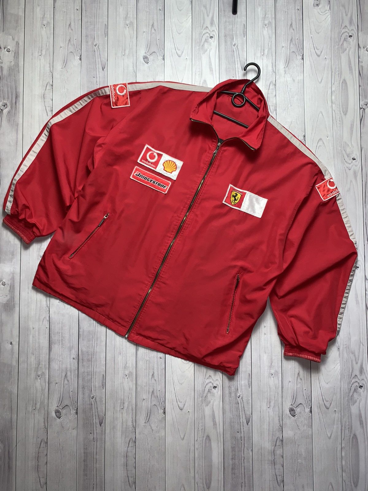 Vintage Ferrari jacket race red size XXL