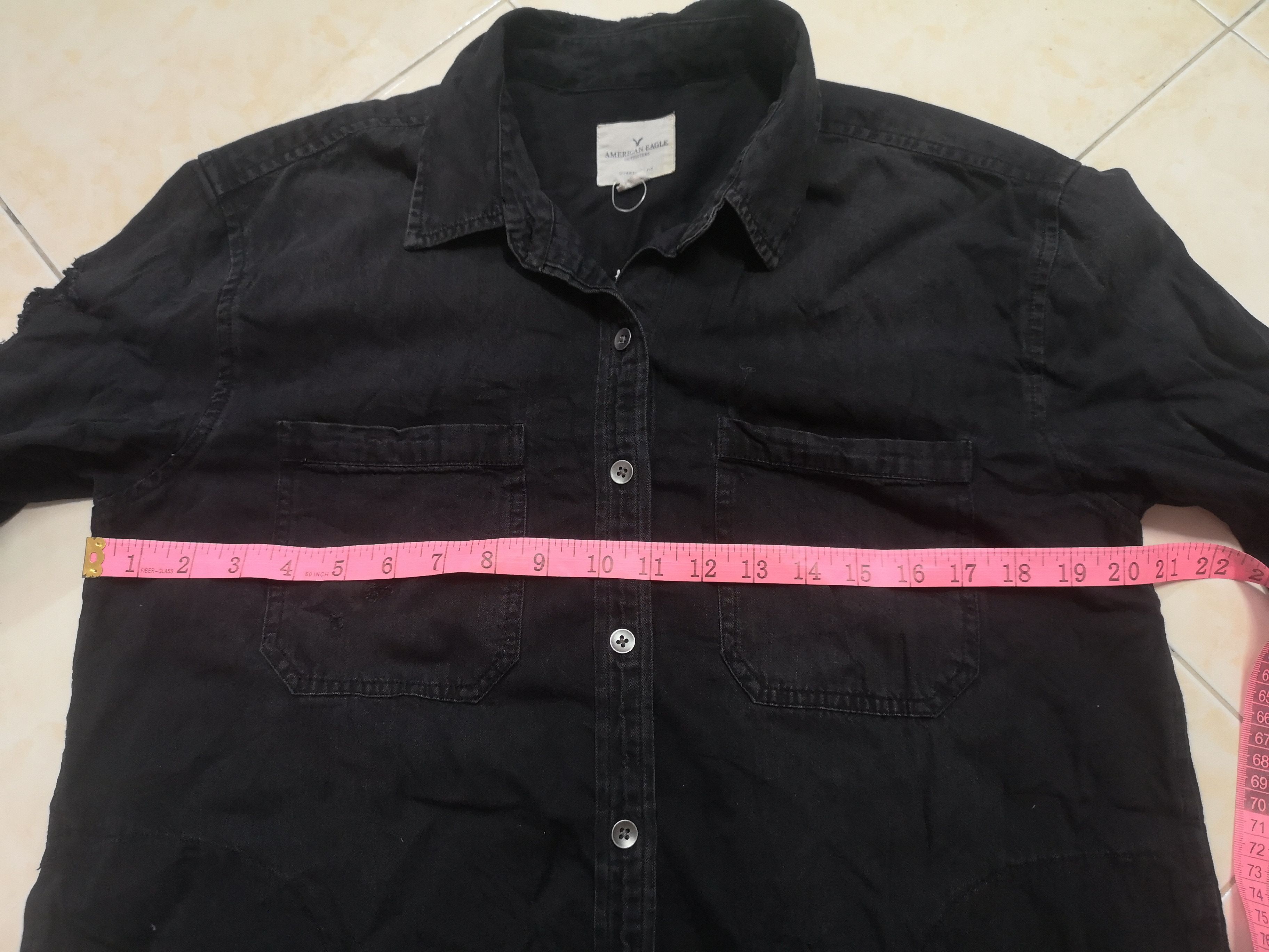 American Eagle Outfitters × Vintage American Eagle Flannel Jacket Distressed Size US M / EU 48-50 / 2 - 12 Thumbnail