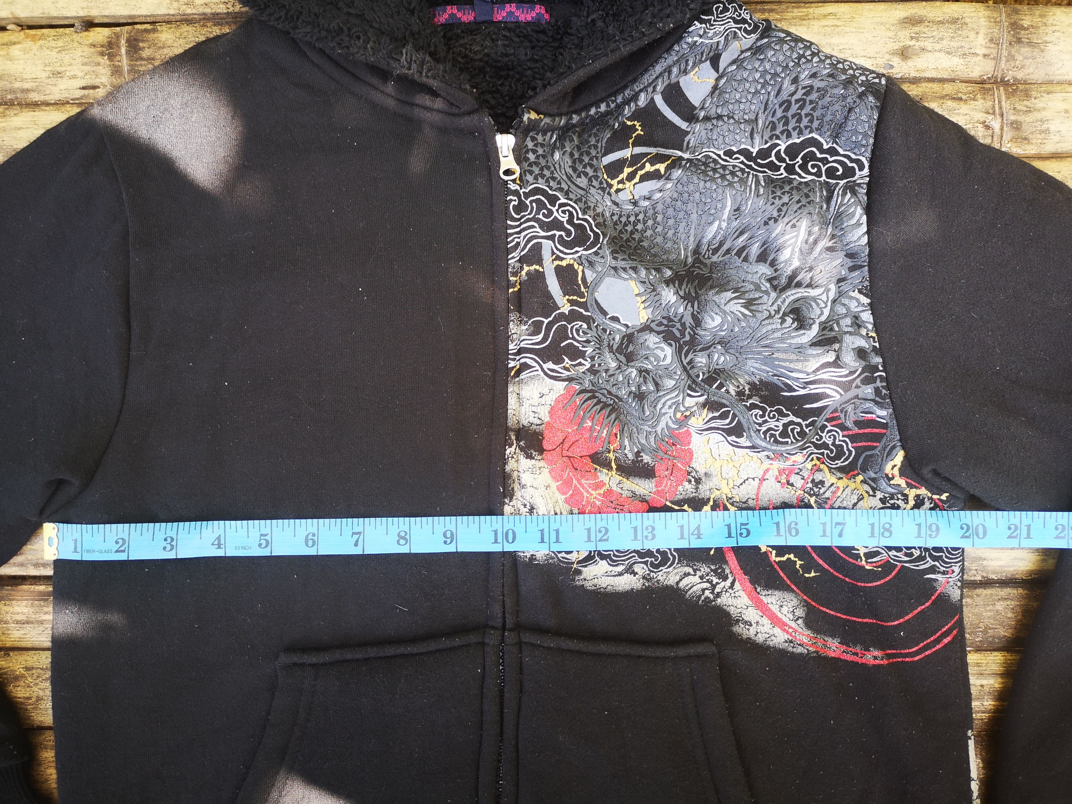 Japanese Brand Dragon Design Printed Hoodie Zipper Size US M / EU 48-50 / 2 - 11 Thumbnail