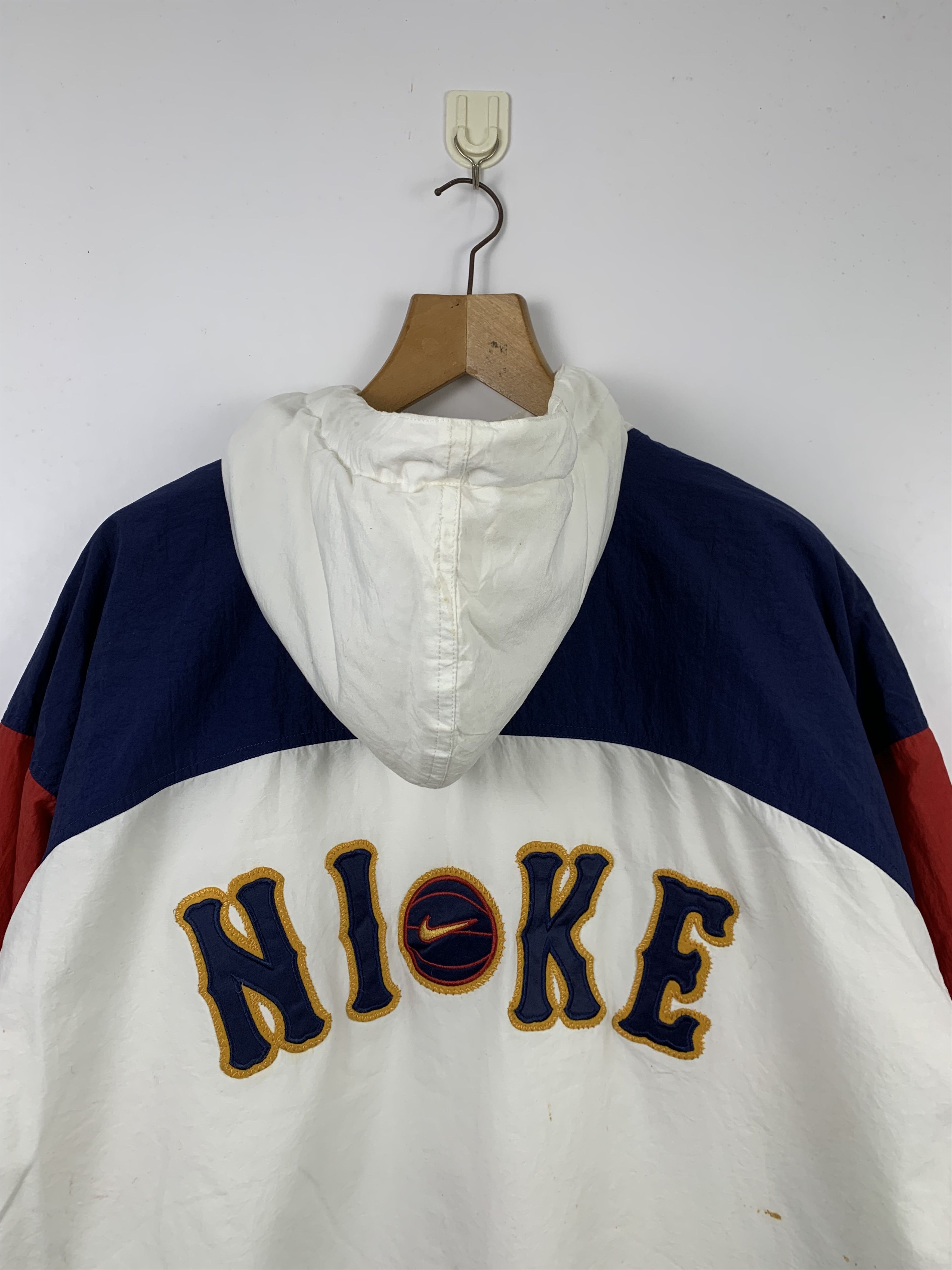 Nike Vintage Nike Swoosh Big Logo Sherpa Lining Jacket J0433 Size US XL / EU 56 / 4 - 14 Thumbnail