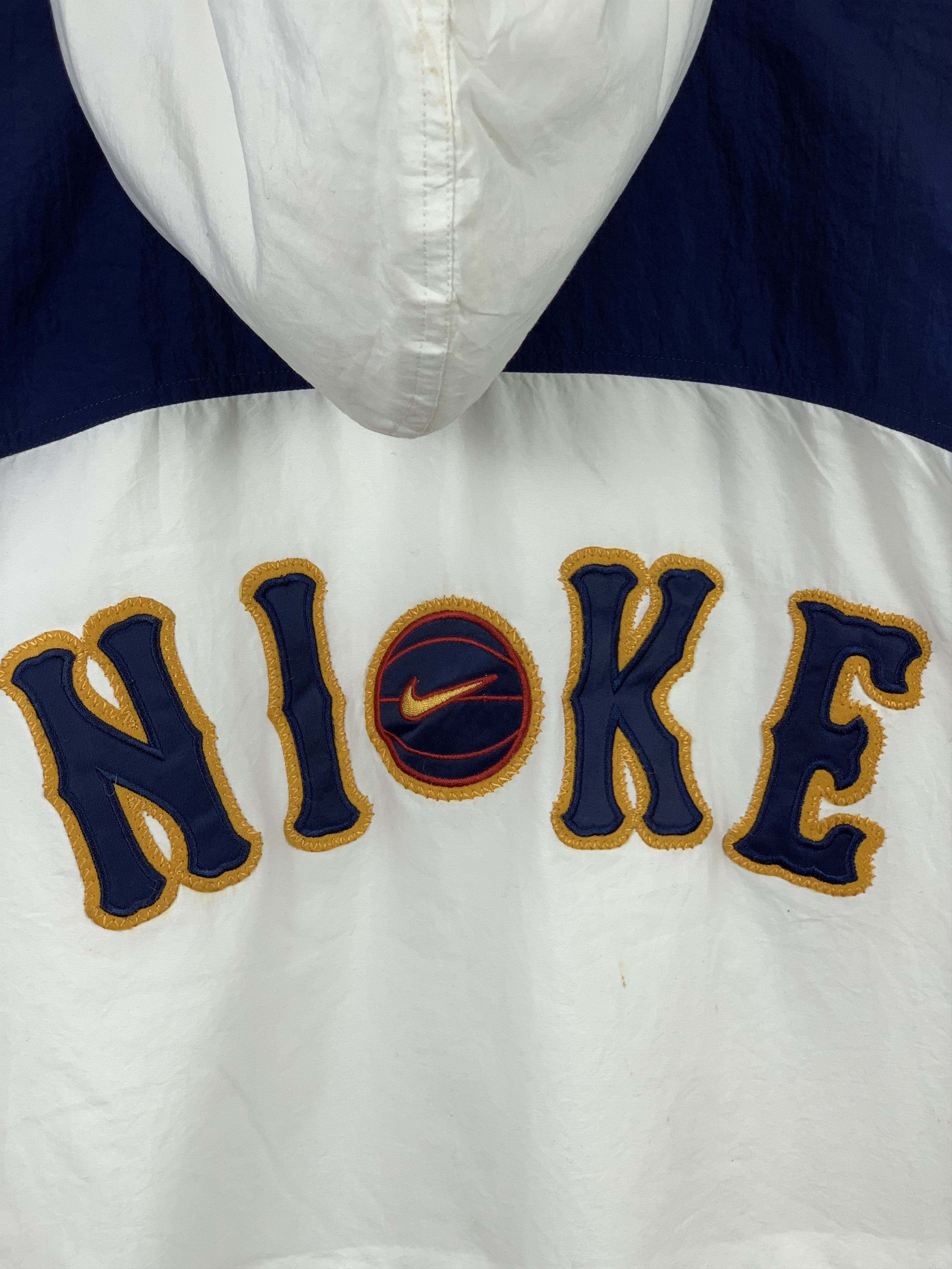 Nike Vintage Nike Swoosh Big Logo Sherpa Lining Jacket J0433 Size US XL / EU 56 / 4 - 15 Thumbnail
