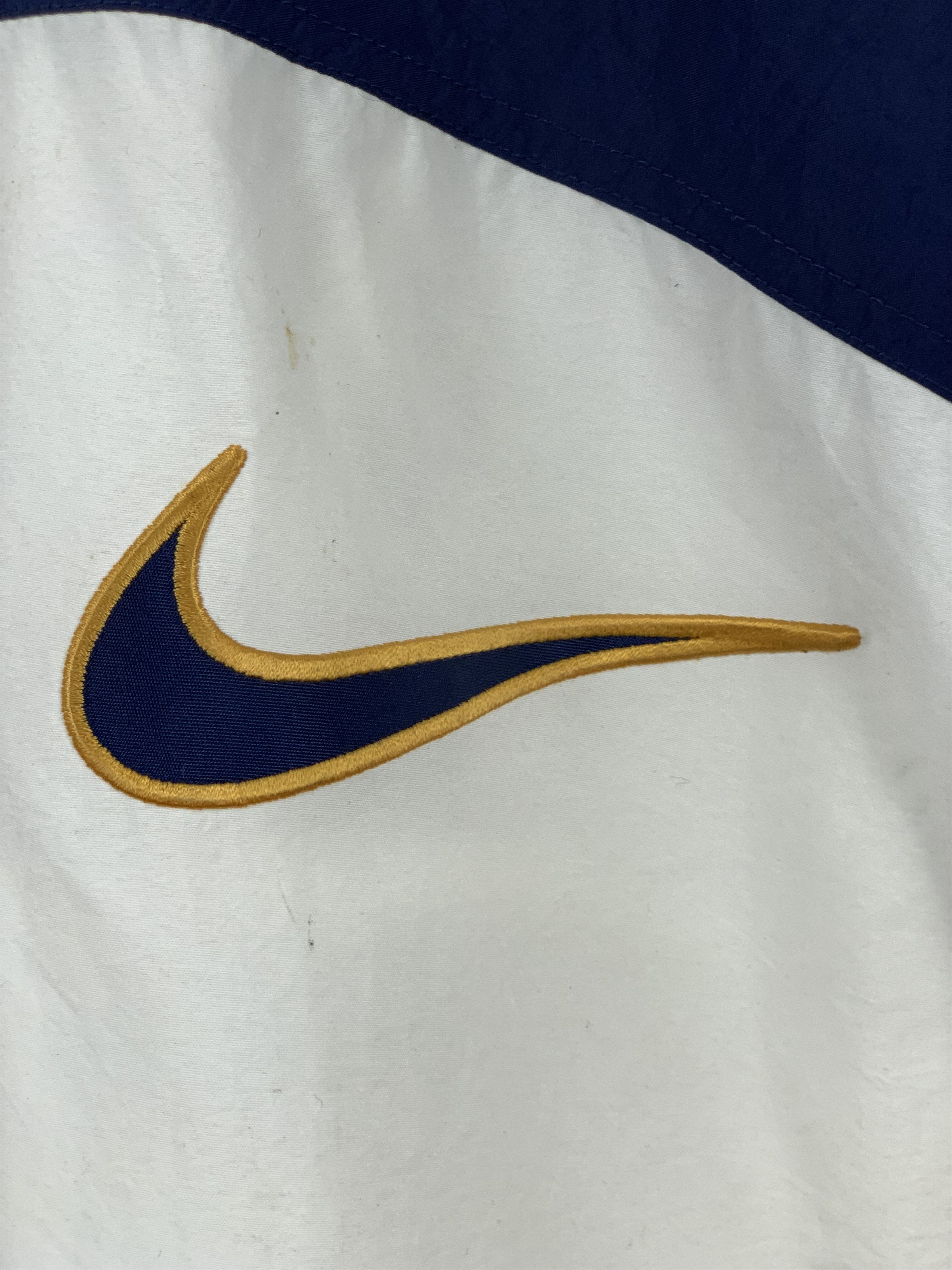Nike Vintage Nike Swoosh Big Logo Sherpa Lining Jacket J0433 Size US XL / EU 56 / 4 - 6 Thumbnail