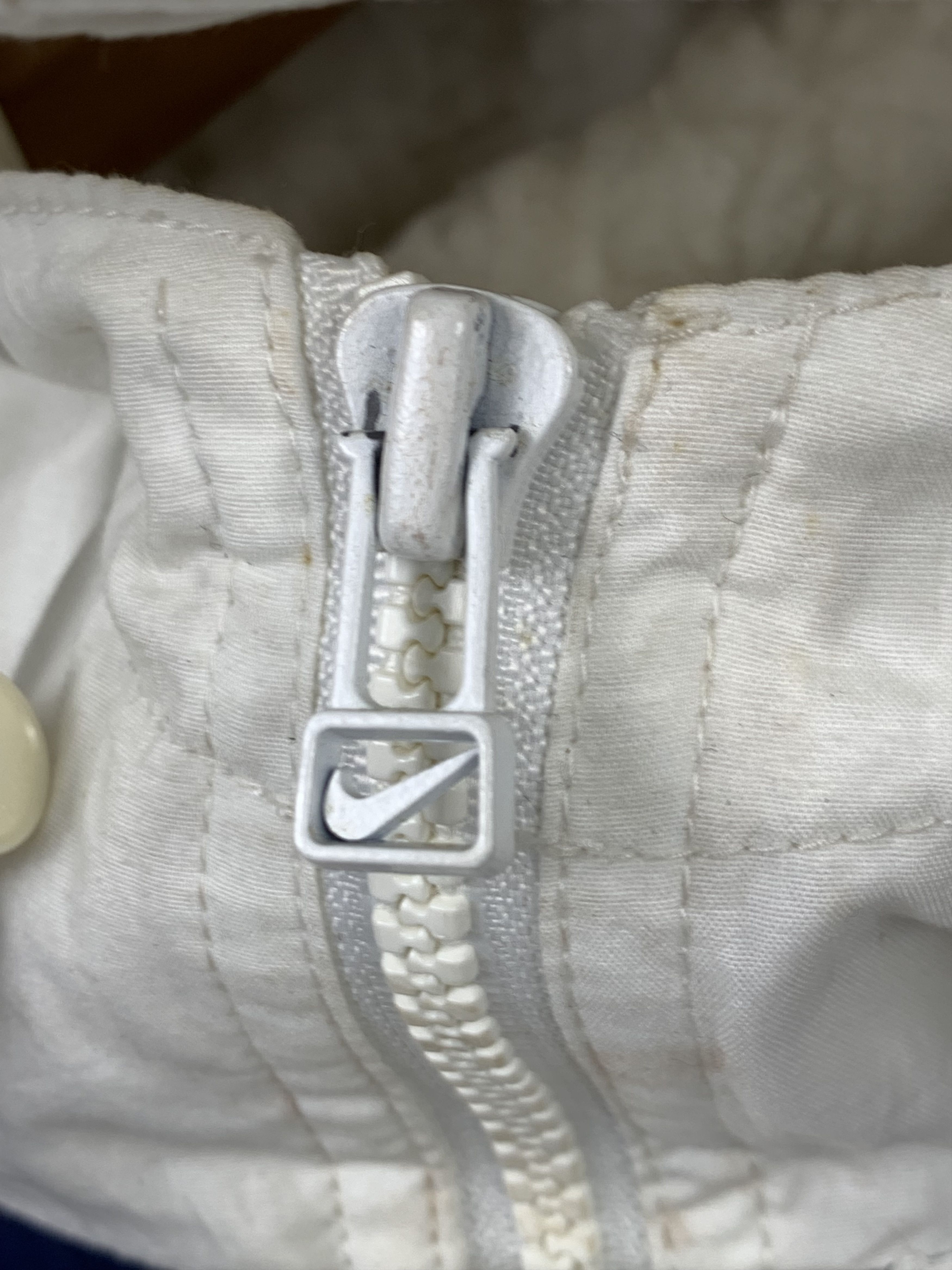 Nike Vintage Nike Swoosh Big Logo Sherpa Lining Jacket J0433 Size US XL / EU 56 / 4 - 11 Thumbnail