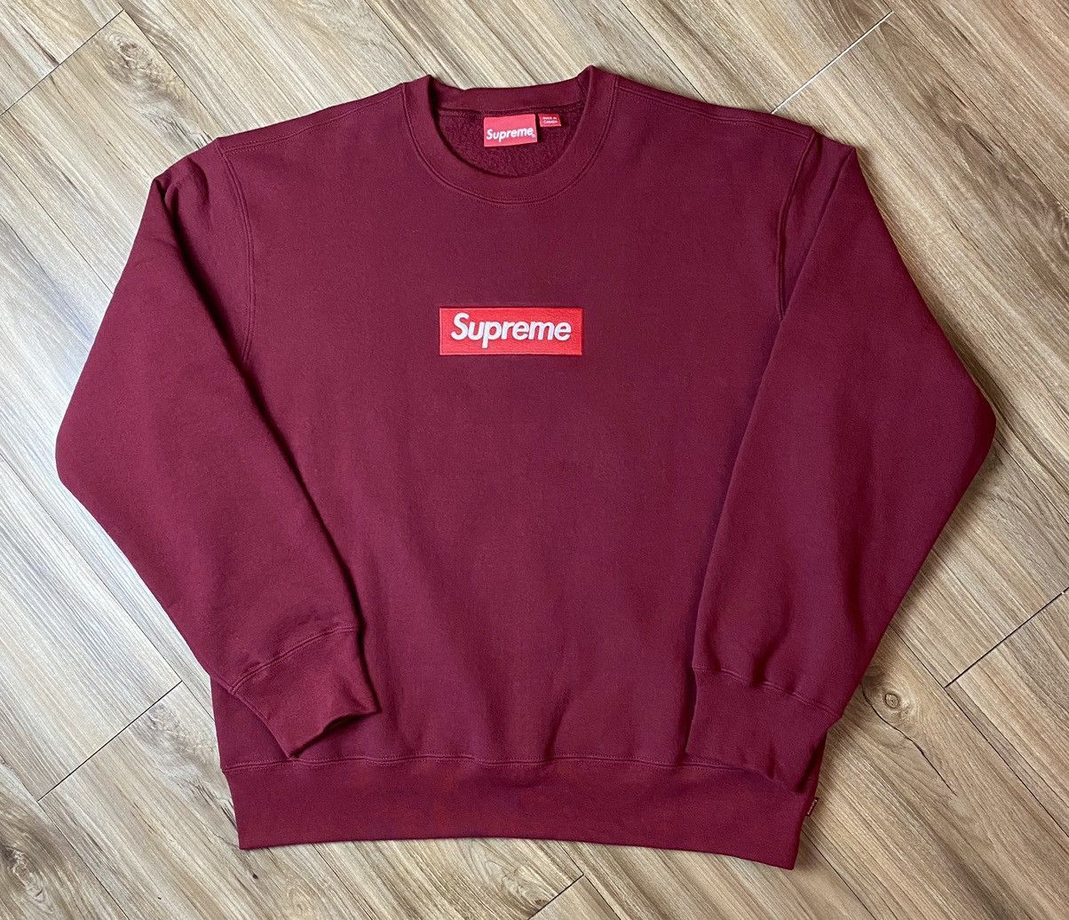 Supreme Supreme Box Logo Crewneck VNDS Size US M / EU 48-50 / 2 - 2 Thumbnail