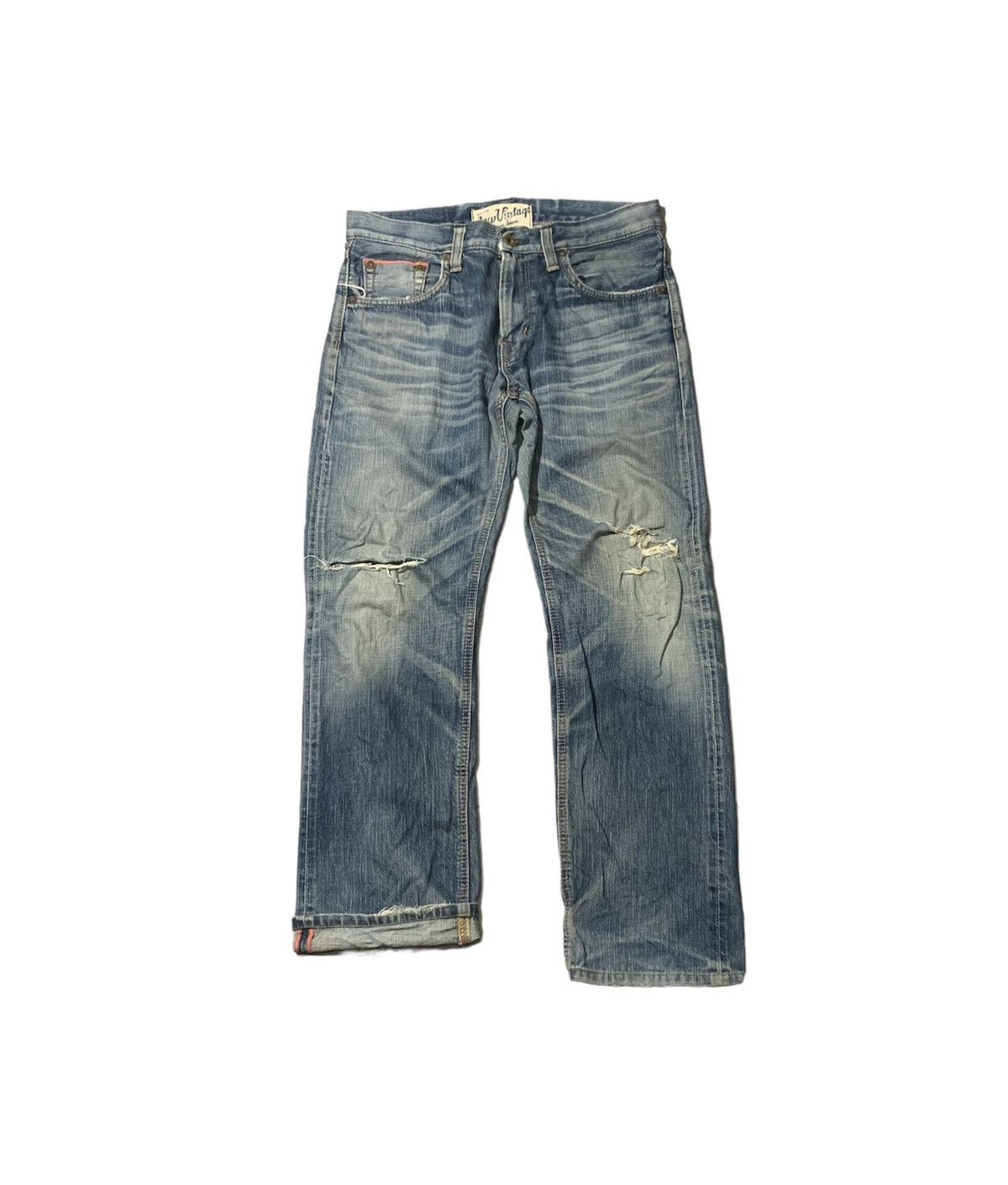 Edwin Vintage 90s Edwin 503 Selvedge Straight Jeans Made In Japan Size US 32 / EU 48 - 1 Thumbnail