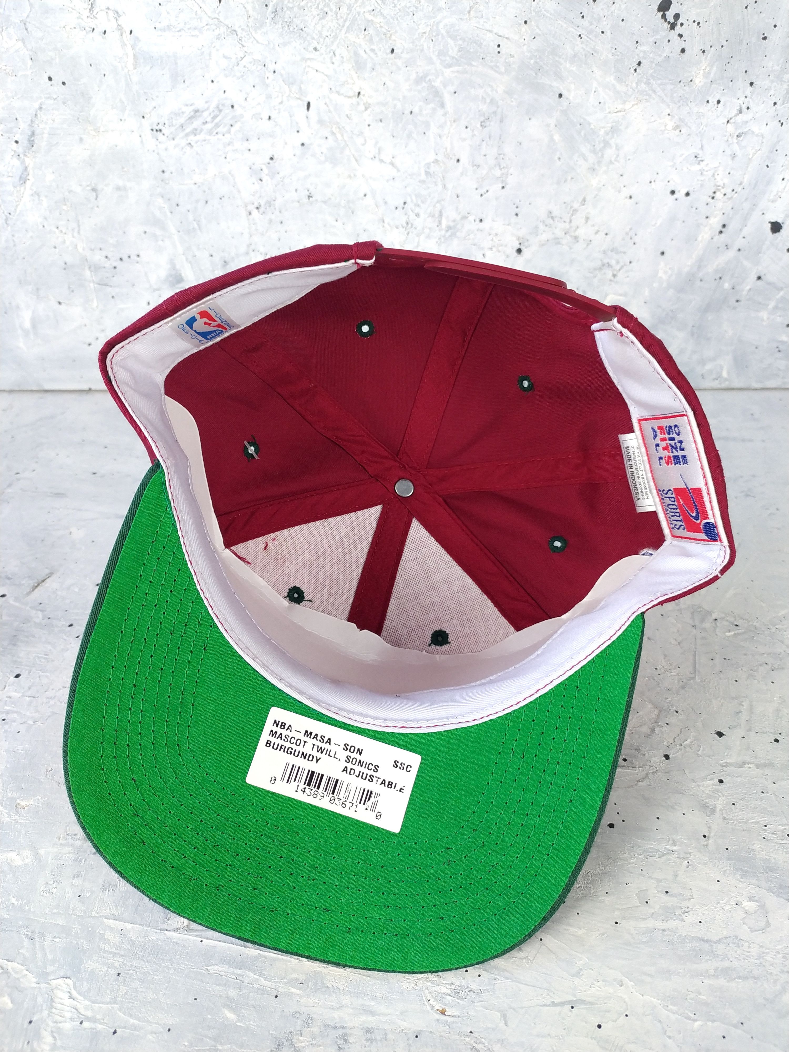 NBA Seattle SuperSonics - vintage 90s NBA snapback hat Size ONE SIZE - 10 Thumbnail