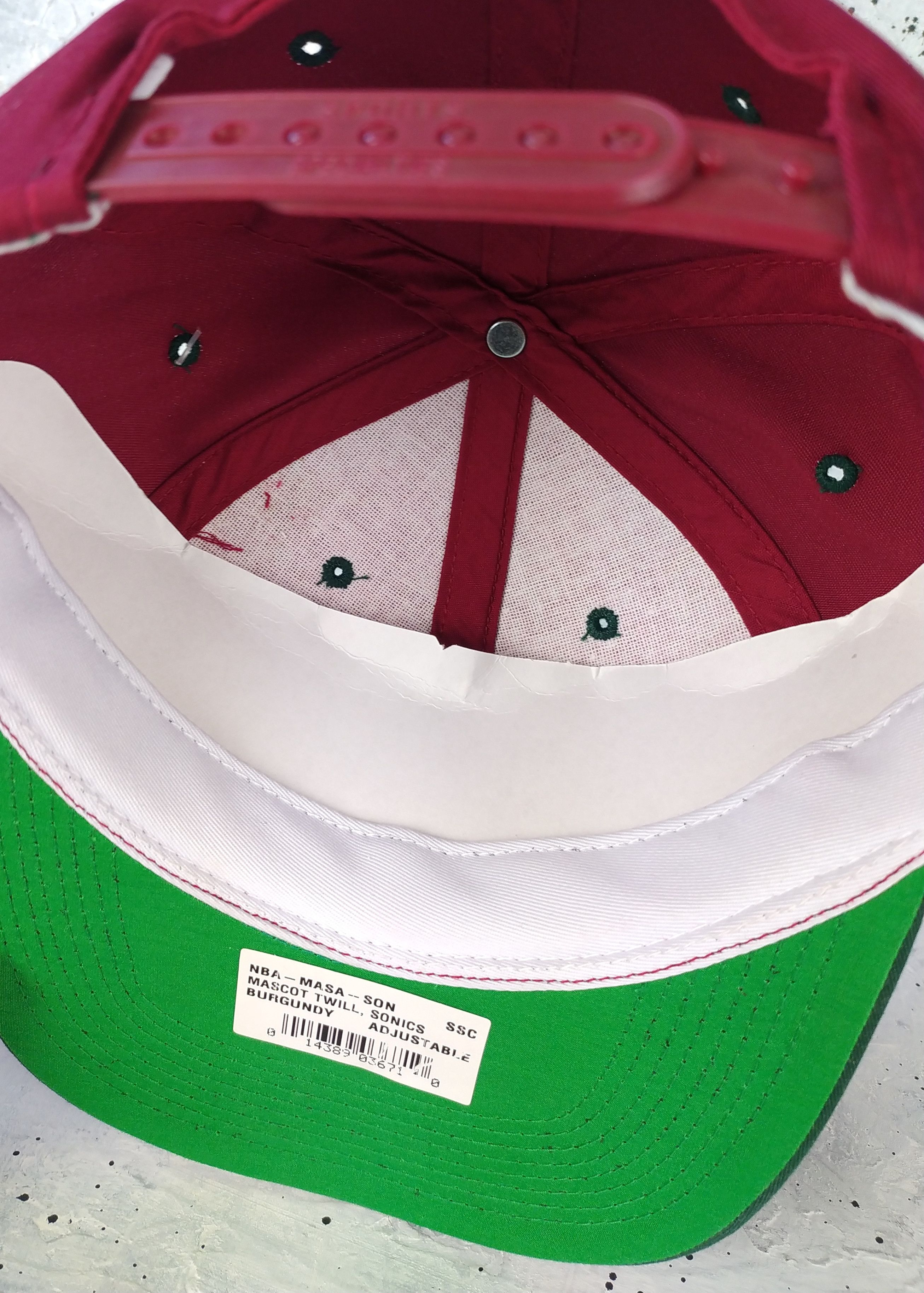 NBA Seattle SuperSonics - vintage 90s NBA snapback hat Size ONE SIZE - 12 Thumbnail