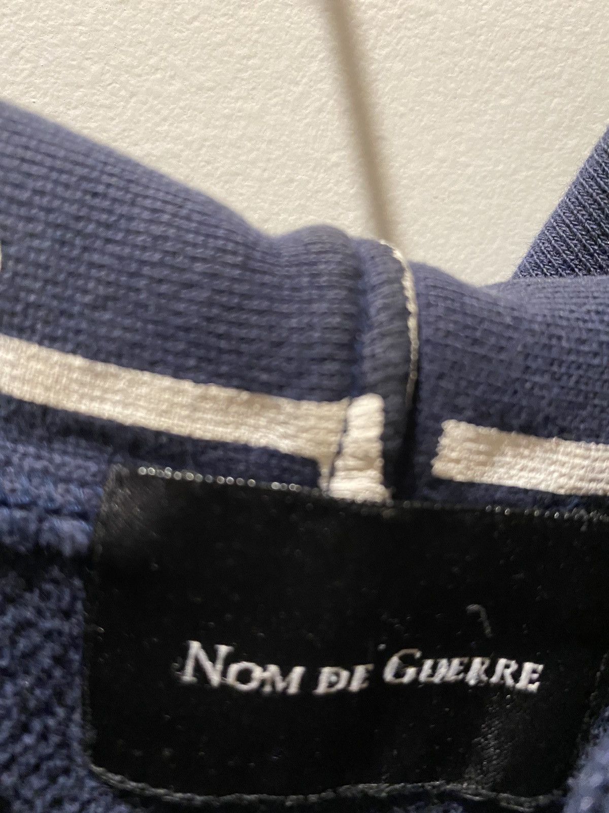 Nom De Guerre Nom De Guerre Arabic Hoodie Sweatshirt Jacket Blue Size L Size US L / EU 52-54 / 3 - 3 Thumbnail