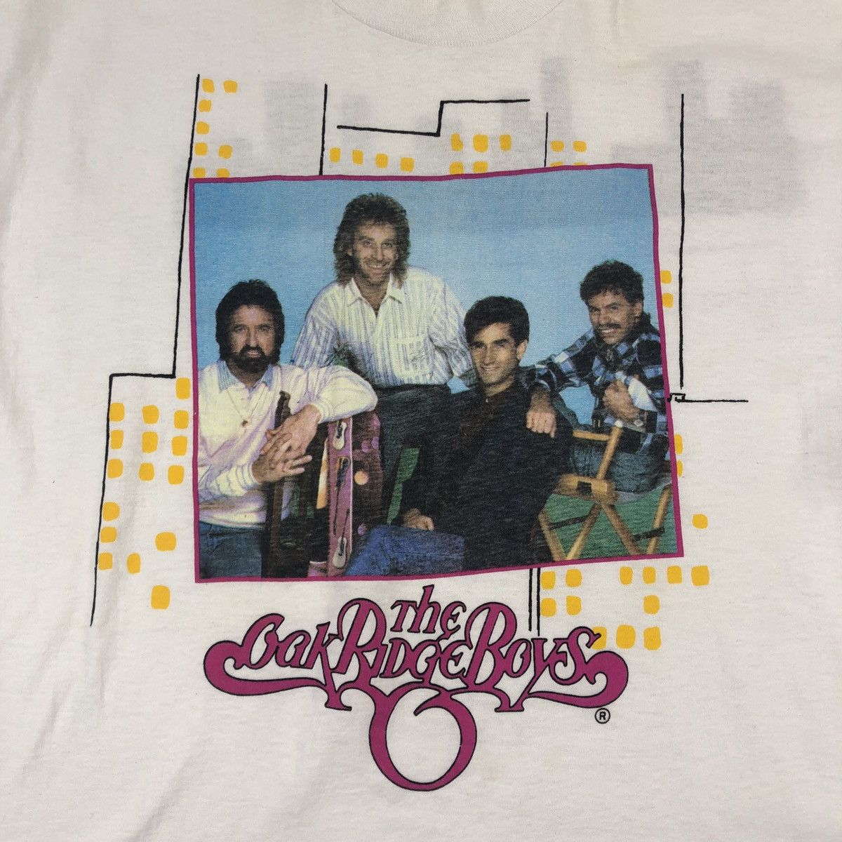 Vintage Vintage 80s Oak Ridge Boys Single Stitch Country T-Shirt Size US L / EU 52-54 / 3 - 2 Thumbnail