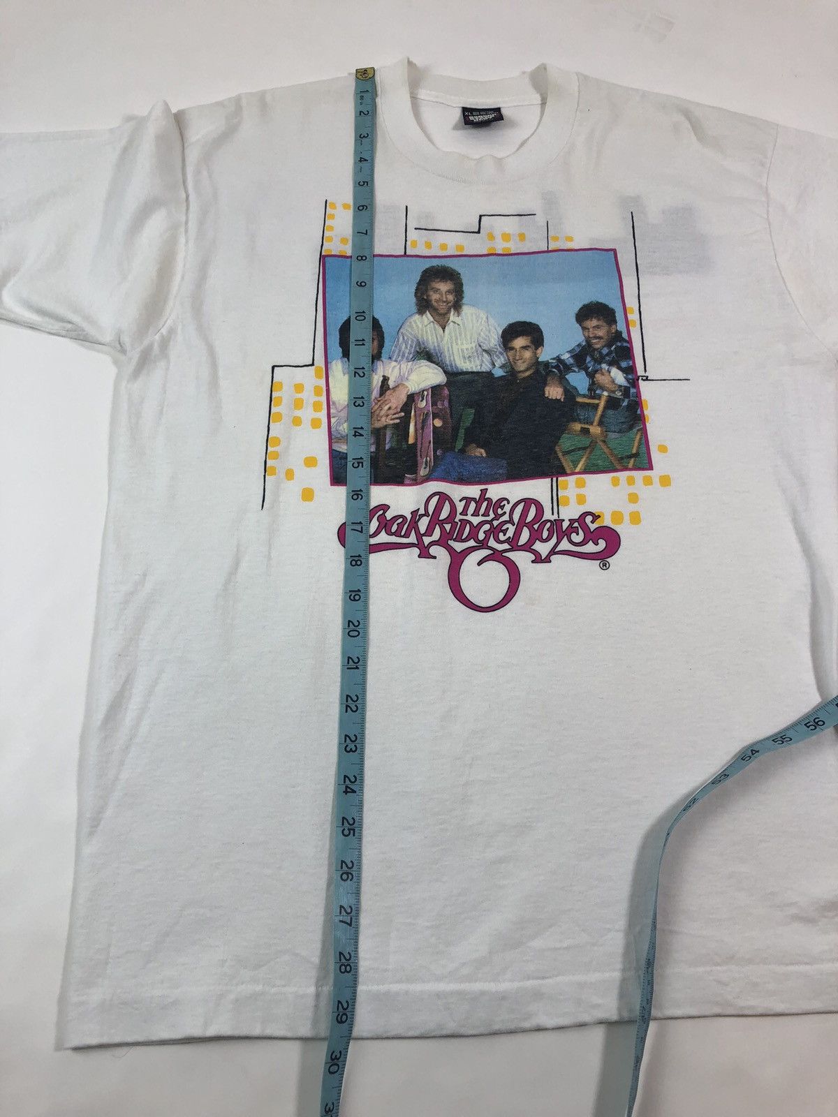 Vintage Vintage 80s Oak Ridge Boys Single Stitch Country T-Shirt Size US L / EU 52-54 / 3 - 7 Thumbnail