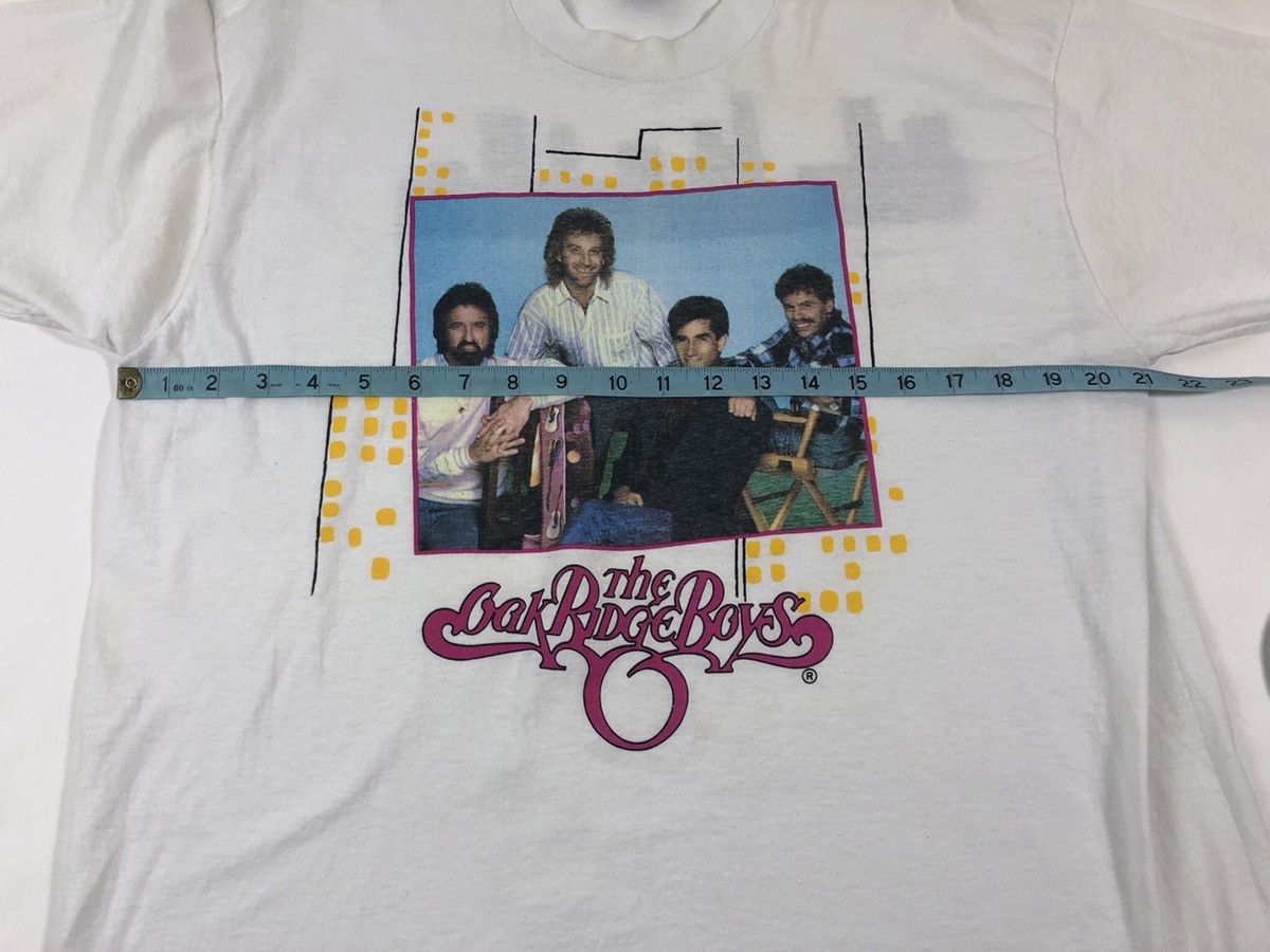 Vintage Vintage 80s Oak Ridge Boys Single Stitch Country T-Shirt Size US L / EU 52-54 / 3 - 6 Thumbnail
