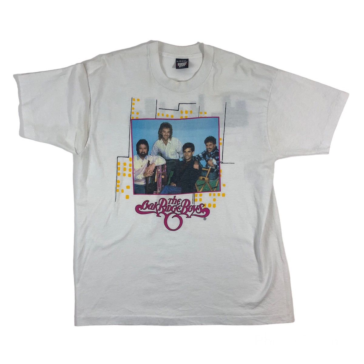Vintage Vintage 80s Oak Ridge Boys Single Stitch Country T-Shirt Size US L / EU 52-54 / 3 - 1 Thumbnail
