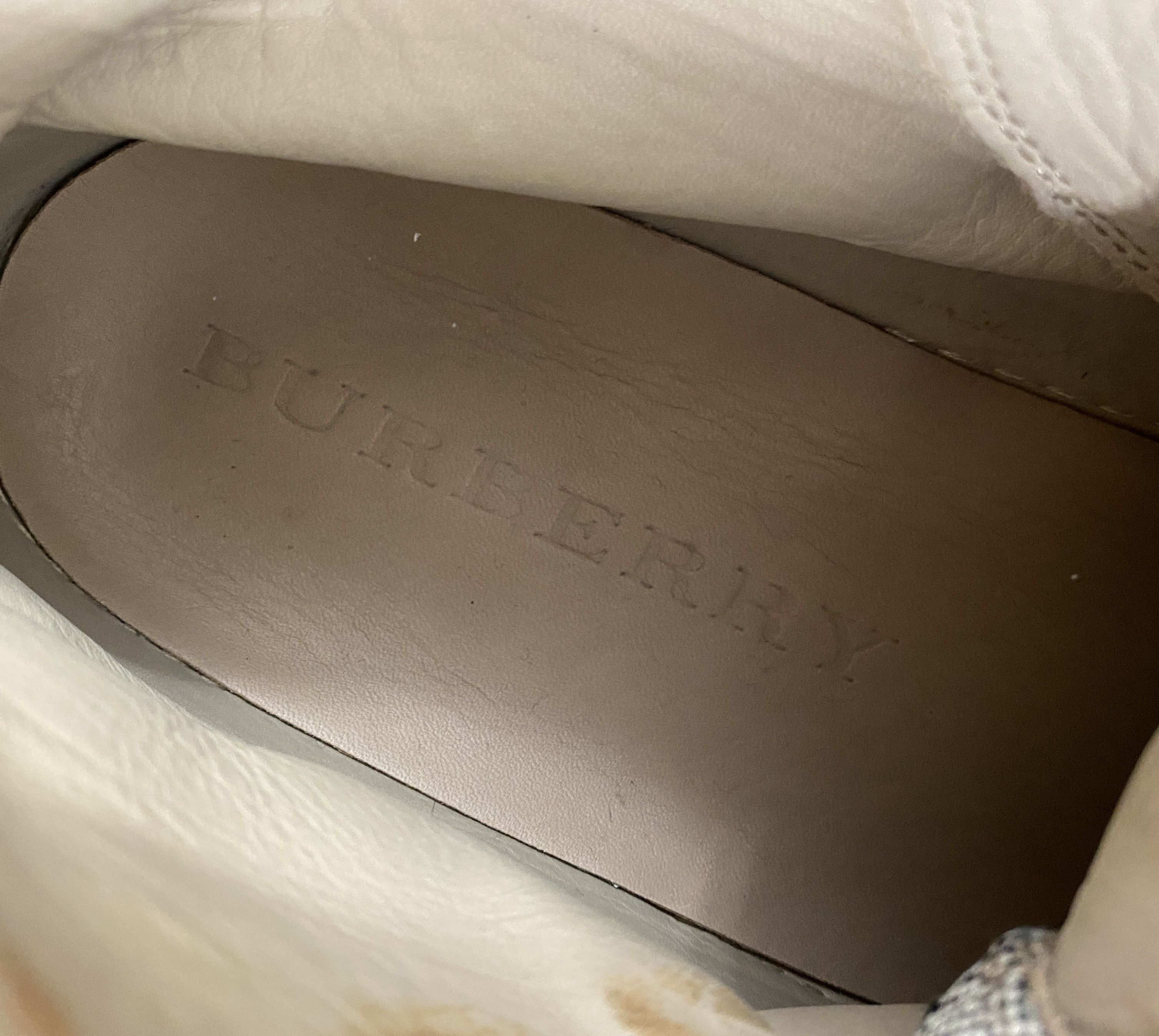 Burberry Burberry Nova Check High Top Sneakers Size 43 US 10 Size US 10 / EU 43 - 10 Thumbnail