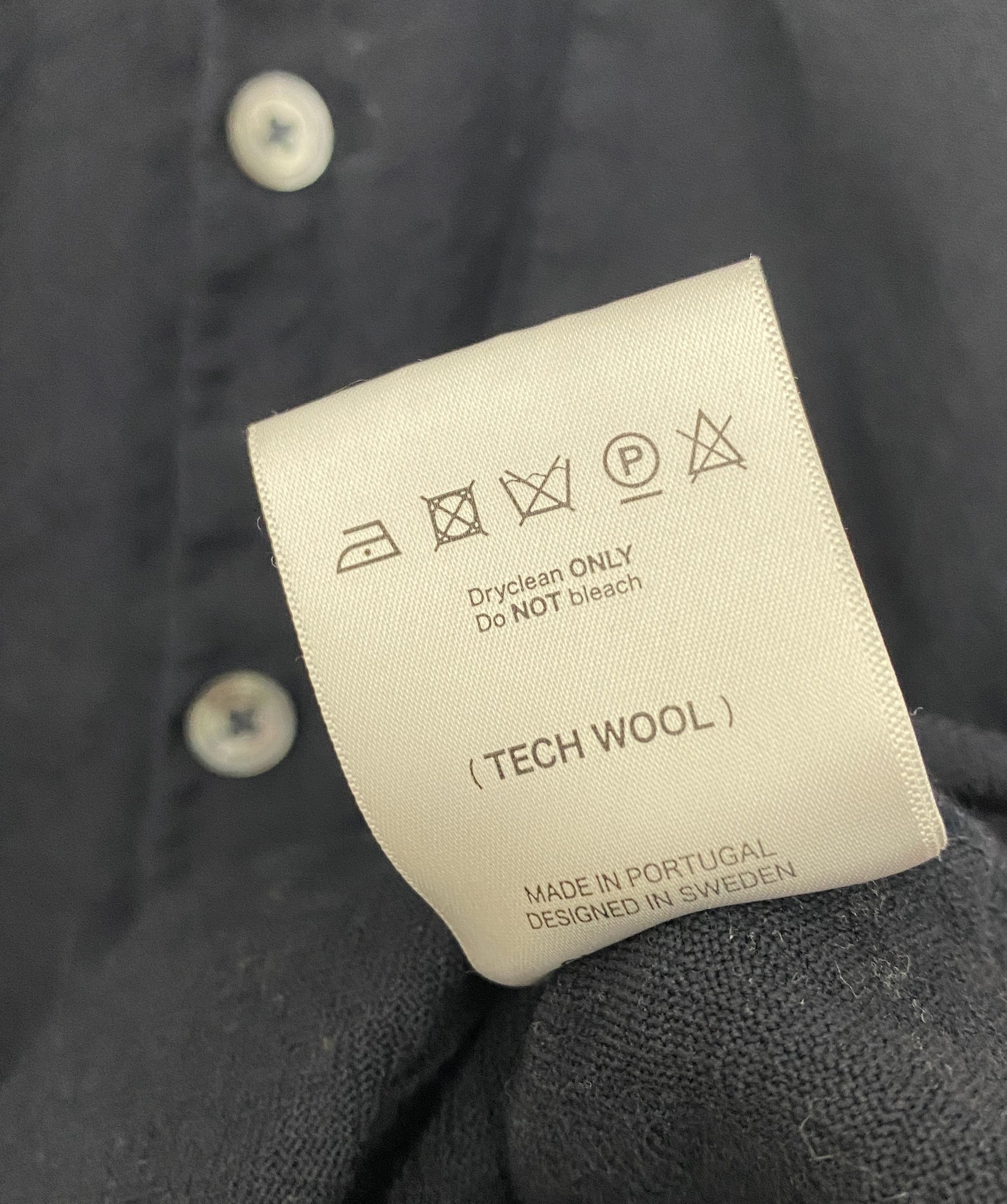 Our Legacy Our Legacy Shirting Wool Nylon Sleeves Button Front Size 50 Size US M / EU 48-50 / 2 - 8 Thumbnail