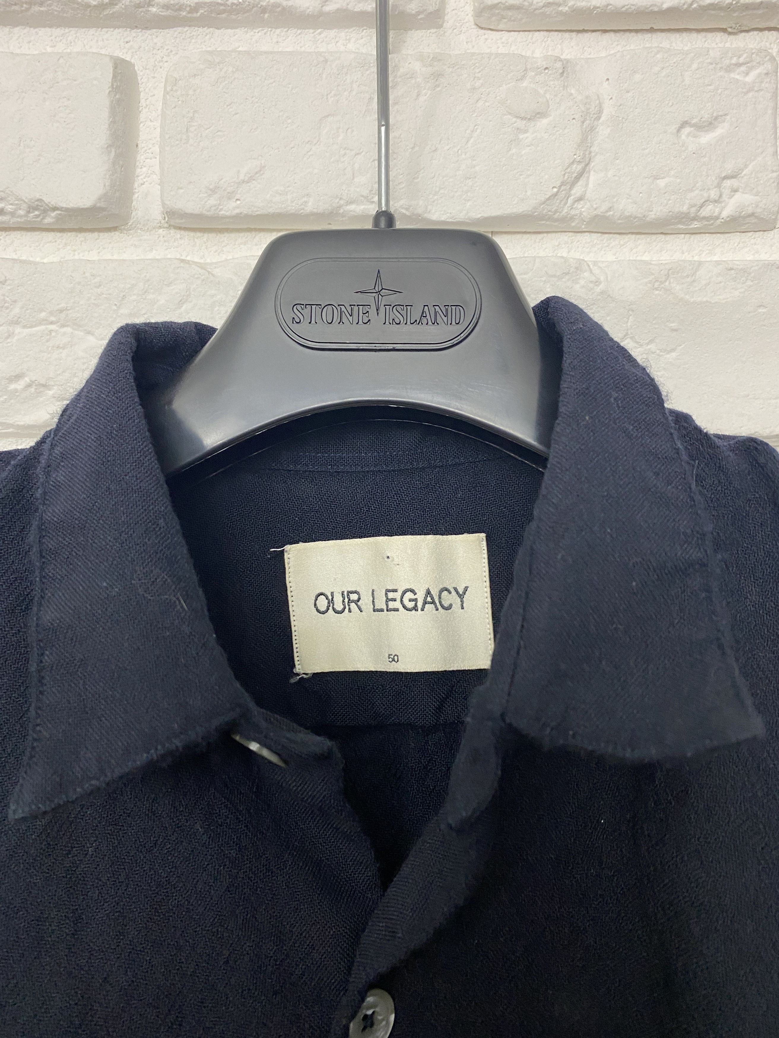 Our Legacy Our Legacy Shirting Wool Nylon Sleeves Button Front Size 50 Size US M / EU 48-50 / 2 - 3 Thumbnail