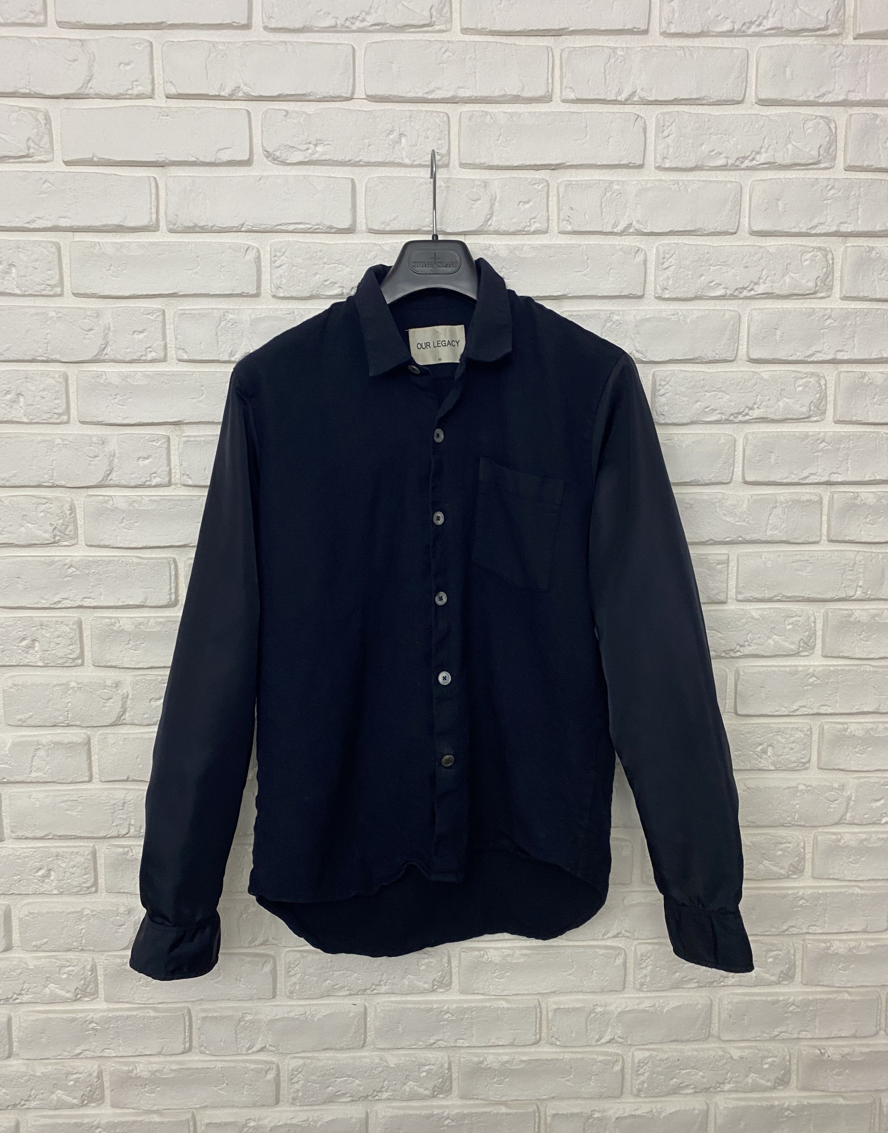 Our Legacy Our Legacy Shirting Wool Nylon Sleeves Button Front Size 50 Size US M / EU 48-50 / 2 - 2 Thumbnail