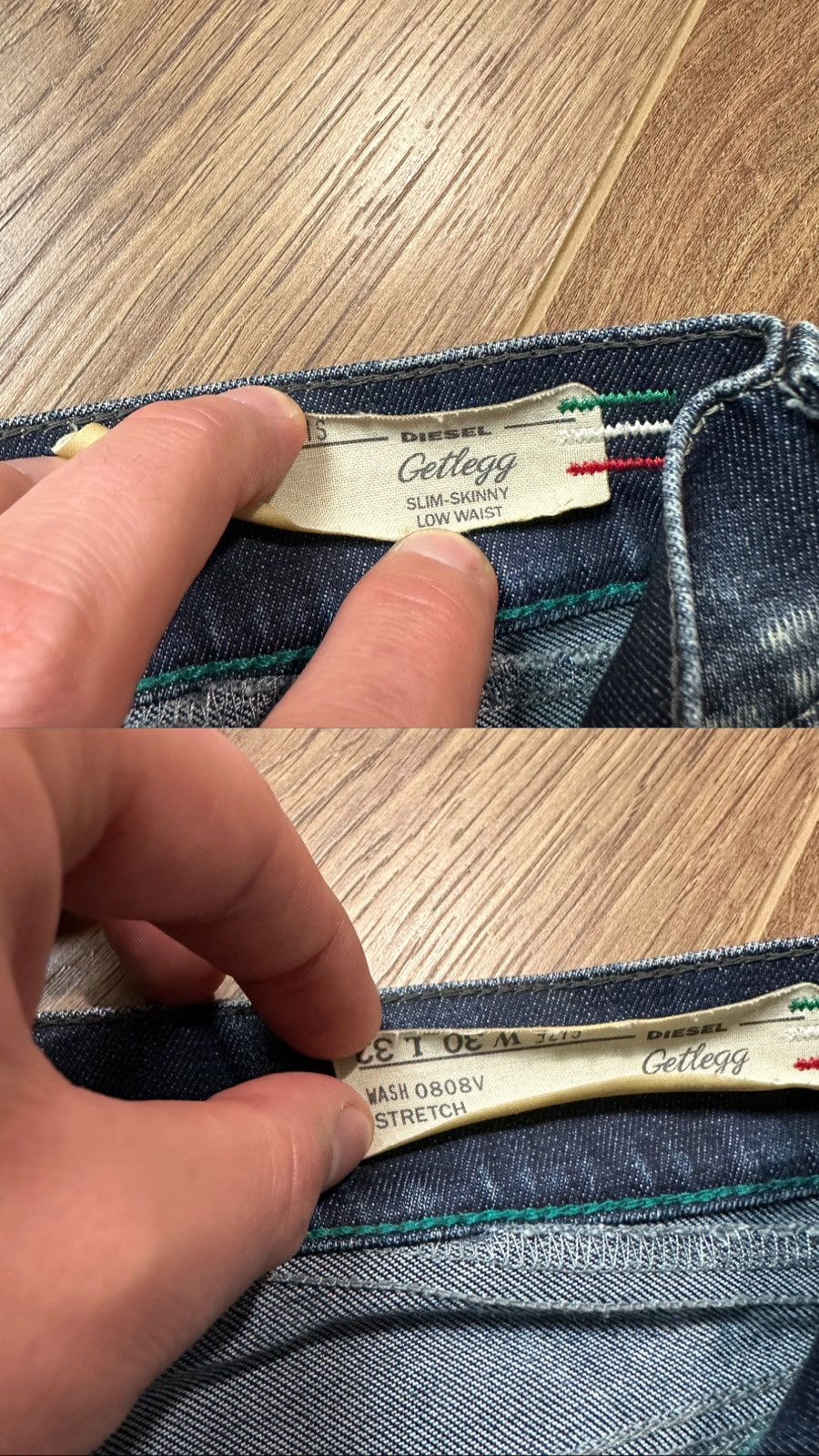 Diesel × Vintage Diesel Vintage Washed Distressed Made in Italy Denim Pants Size 30" / US 8 / IT 44 - 11 Thumbnail