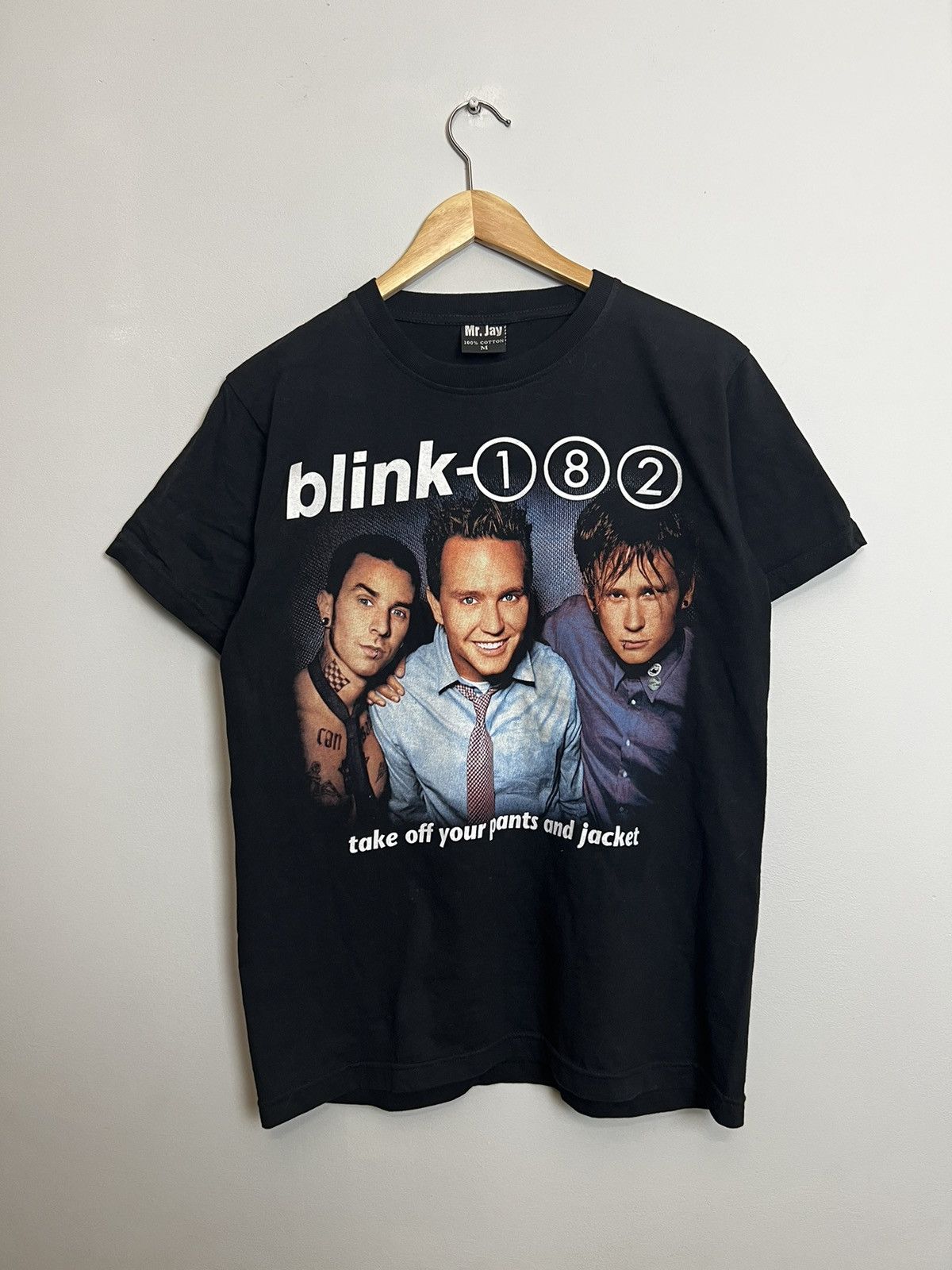 Band Tees Rare Vintage 00s Y2K Blink 182 Crappy Rock Band Tshirt Size US M / EU 48-50 / 2 - 1 Thumbnail