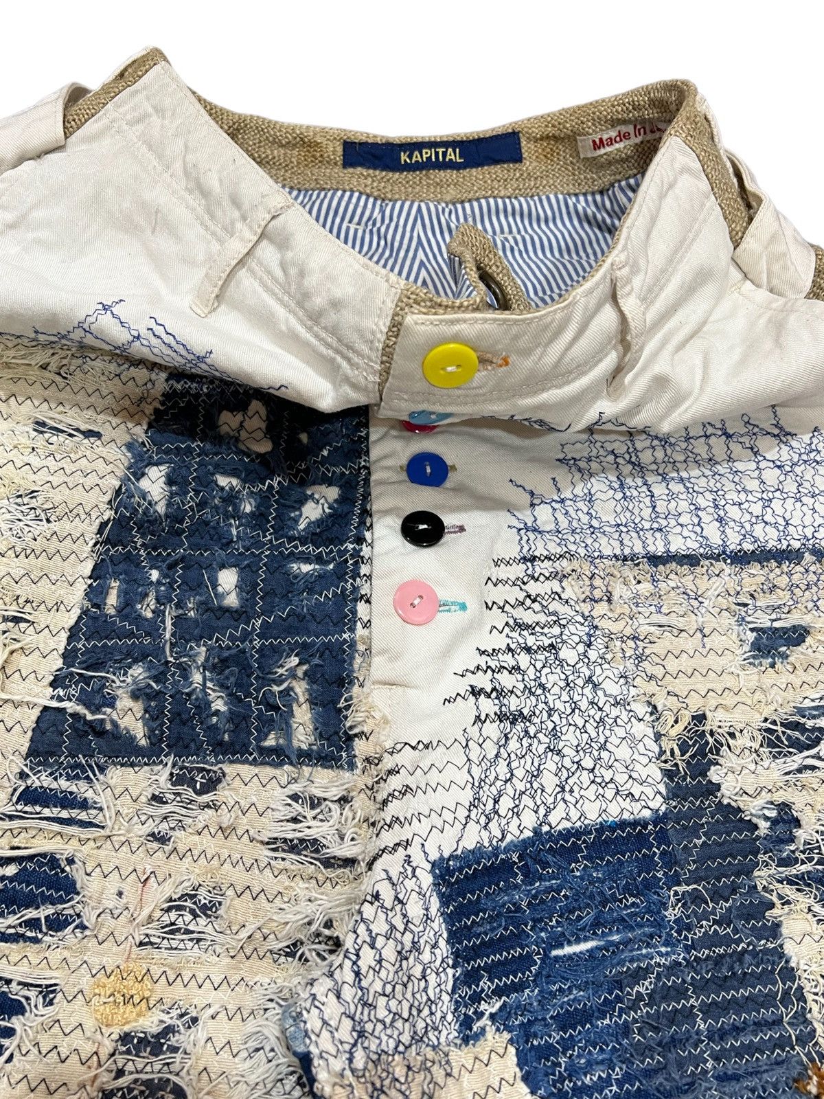 Kapital × Kapital Kountry 🔥Kapital Selvedge Smiley Remake Hippie Insane Denim Stars Size US 28 / EU 44 - 9 Thumbnail