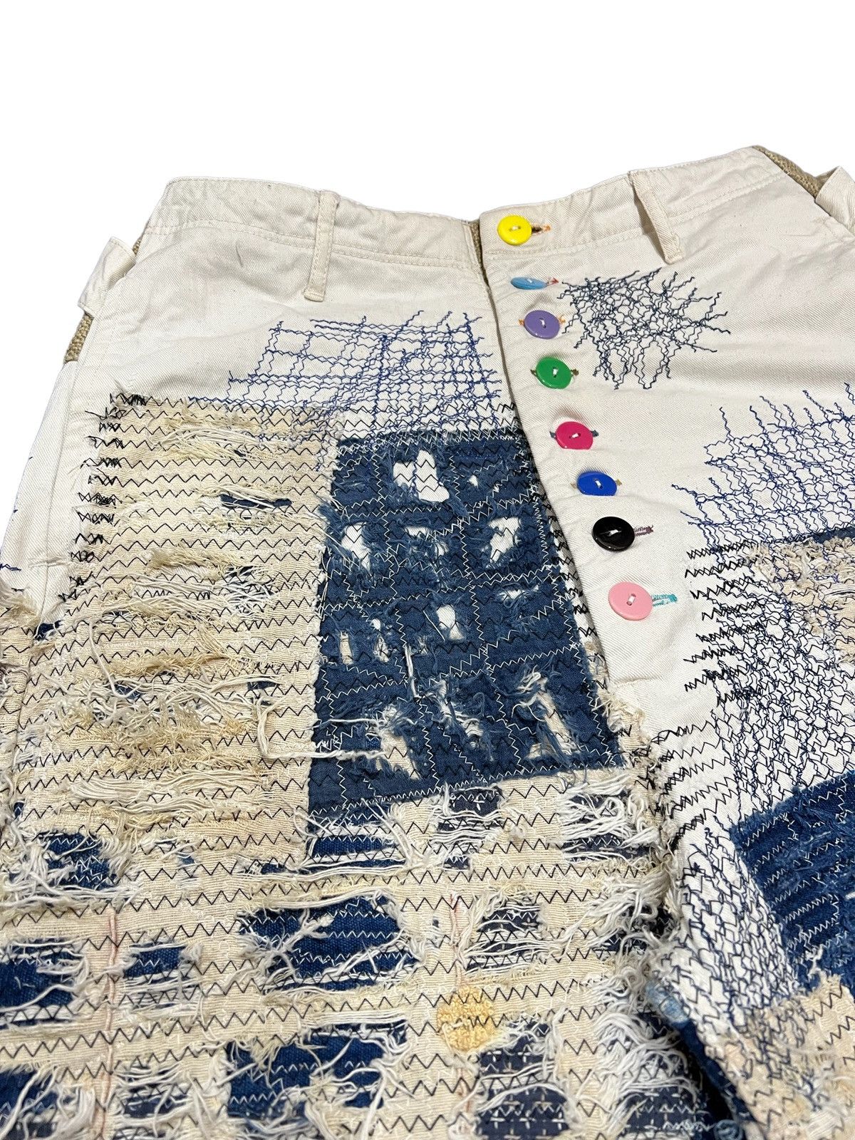 Kapital × Kapital Kountry 🔥Kapital Selvedge Smiley Remake Hippie Insane Denim Stars Size US 28 / EU 44 - 7 Thumbnail