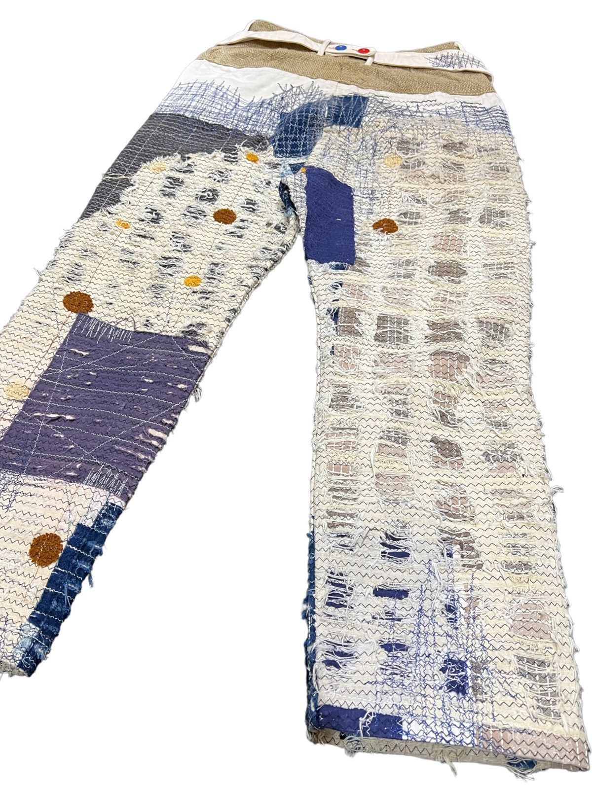 Kapital × Kapital Kountry 🔥Kapital Selvedge Smiley Remake Hippie Insane Denim Stars Size US 28 / EU 44 - 20 Thumbnail