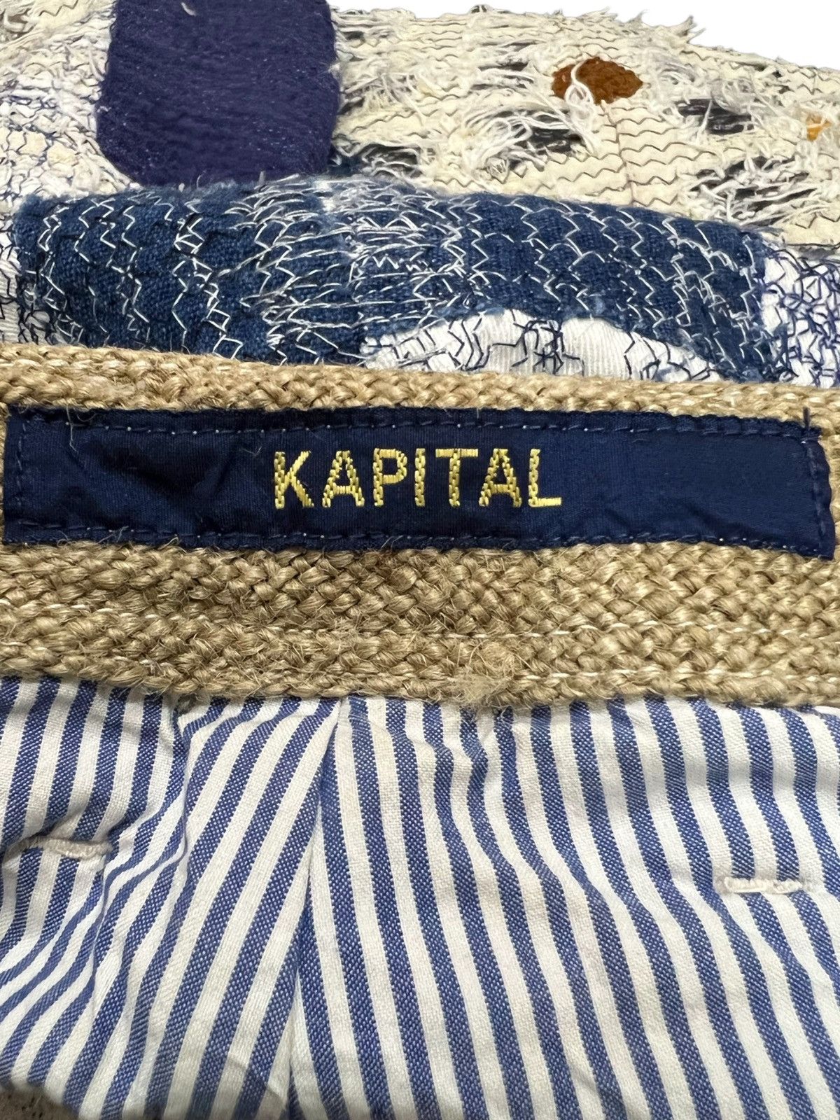 Kapital × Kapital Kountry 🔥Kapital Selvedge Smiley Remake Hippie Insane Denim Stars Size US 28 / EU 44 - 14 Thumbnail
