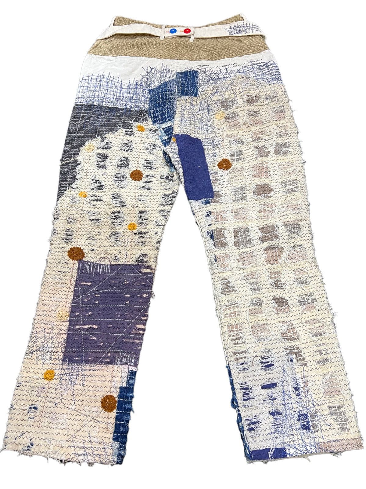 Kapital × Kapital Kountry 🔥Kapital Selvedge Smiley Remake Hippie Insane Denim Stars Size US 28 / EU 44 - 18 Thumbnail