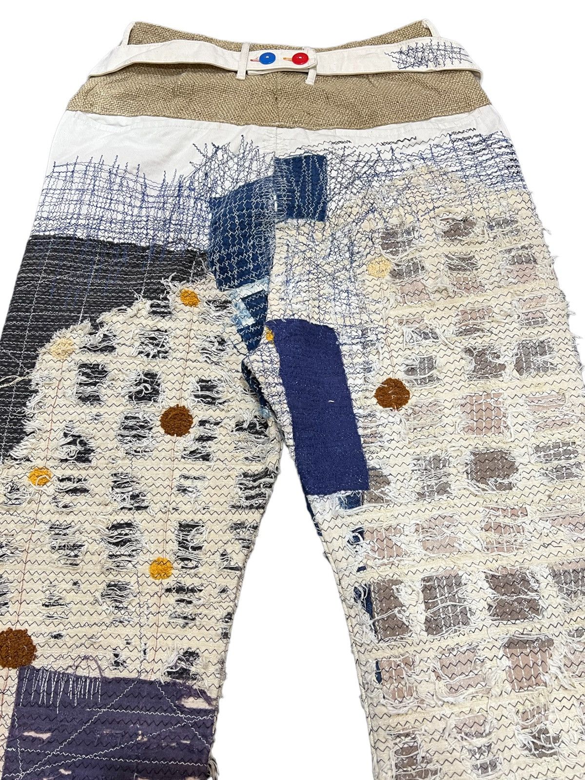 Kapital × Kapital Kountry 🔥Kapital Selvedge Smiley Remake Hippie Insane Denim Stars Size US 28 / EU 44 - 19 Thumbnail