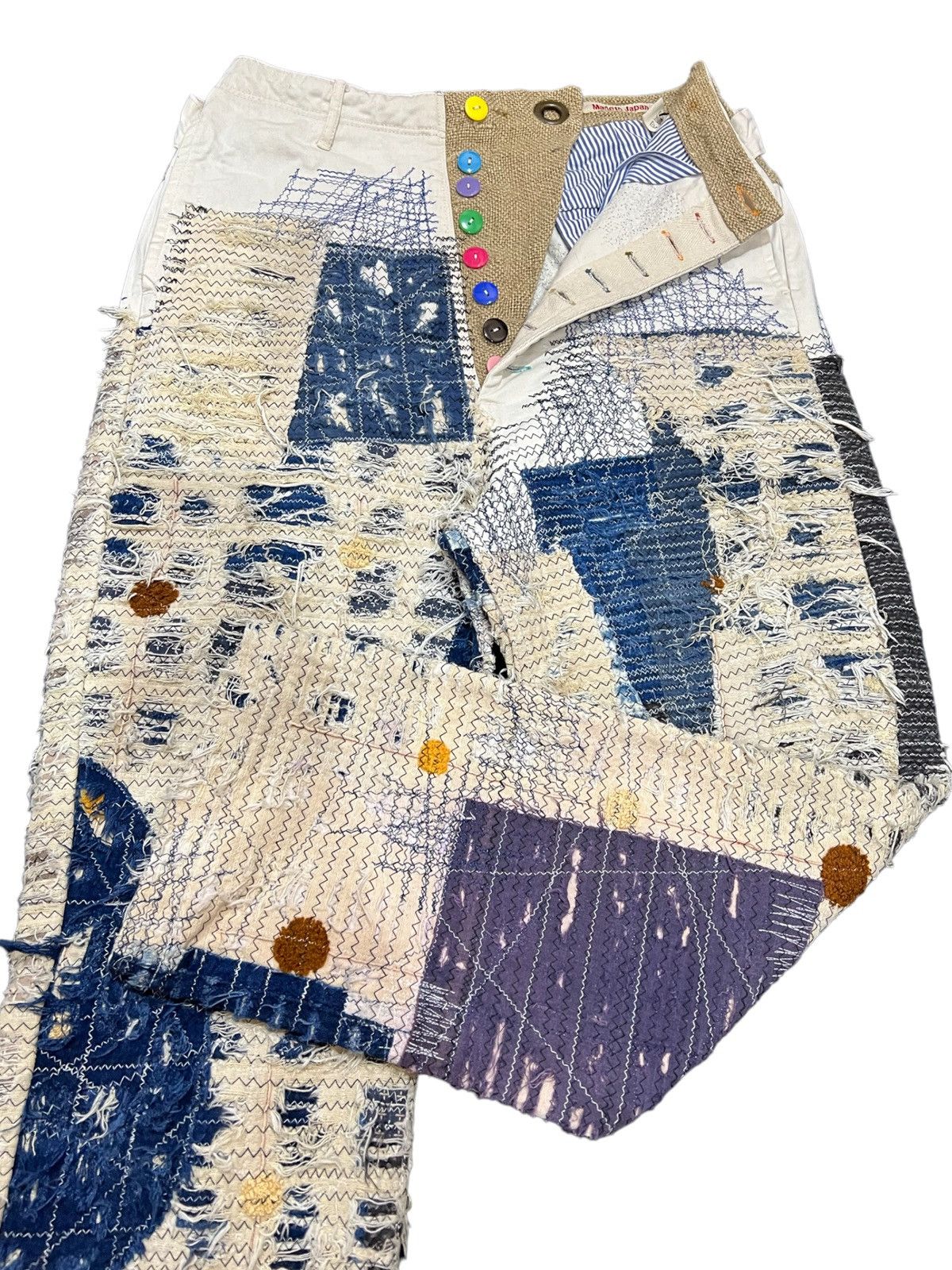 Kapital × Kapital Kountry 🔥Kapital Selvedge Smiley Remake Hippie Insane Denim Stars Size US 28 / EU 44 - 11 Thumbnail