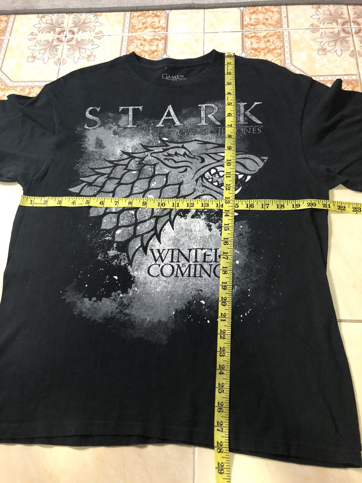 Other 2013 STARK GAME OF THRONE WINTER IS COMING SHIRT Size US L / EU 52-54 / 3 - 5 Thumbnail