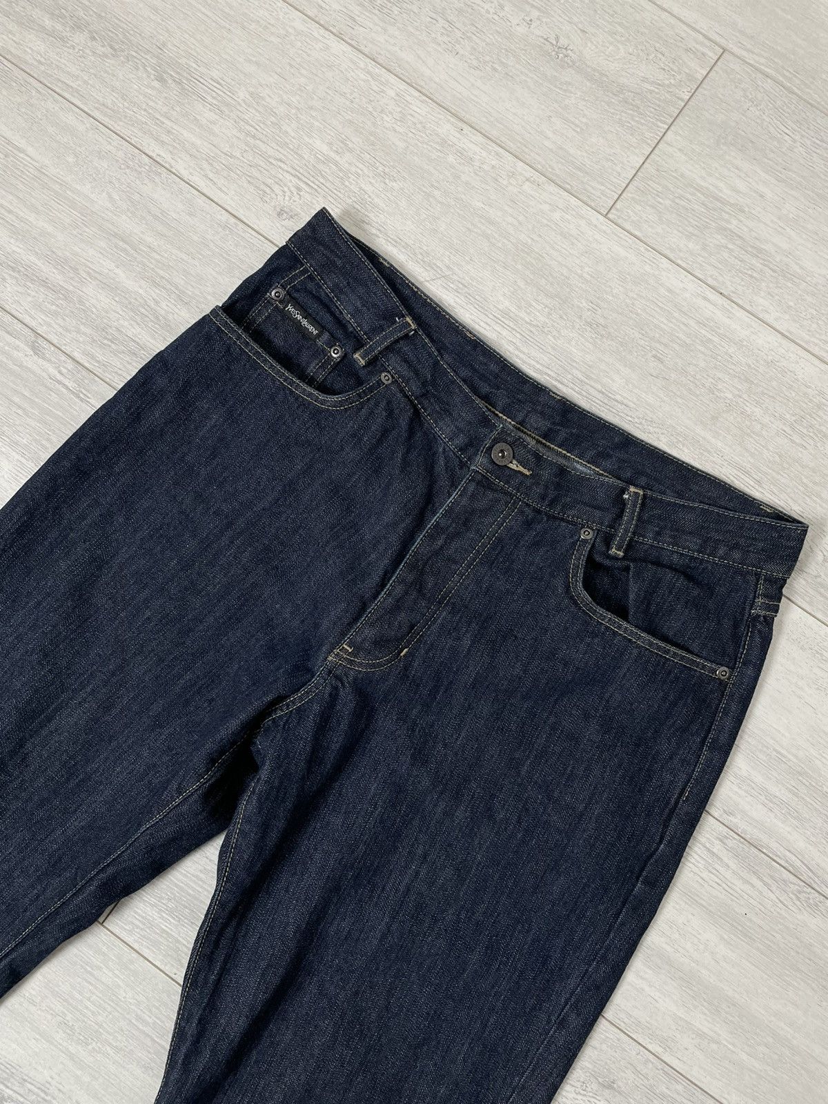 Yves Saint Laurent Yves Saint Laurent Denim pants Pocket Logo YSL vintage Size US 34 / EU 50 - 11 Thumbnail
