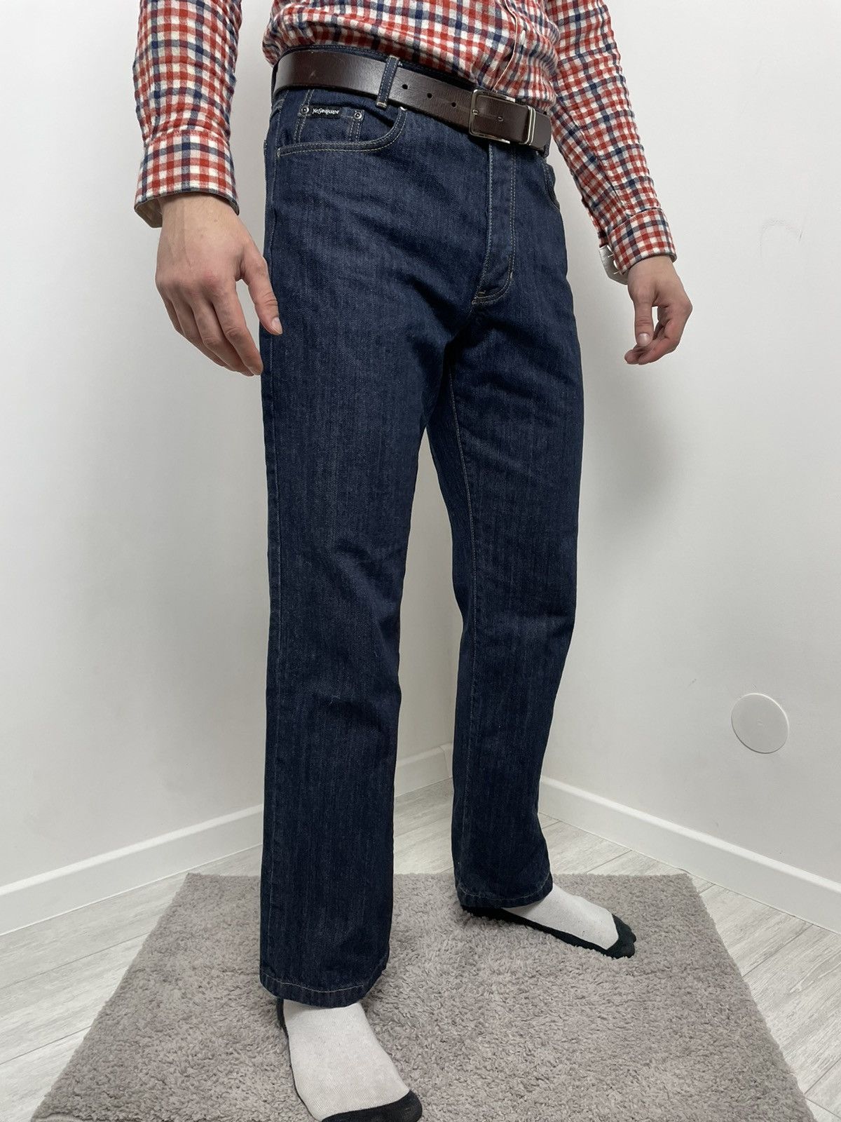 Yves Saint Laurent Yves Saint Laurent Denim pants Pocket Logo YSL vintage Size US 34 / EU 50 - 6 Thumbnail