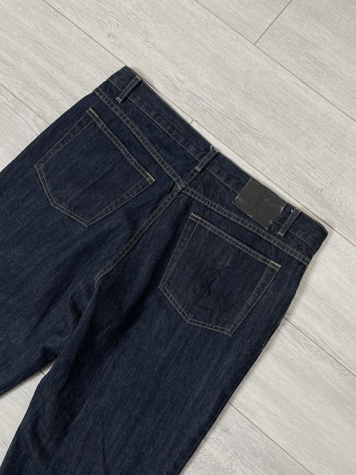 Yves Saint Laurent Yves Saint Laurent Denim pants Pocket Logo YSL vintage Size US 34 / EU 50 - 1 Thumbnail
