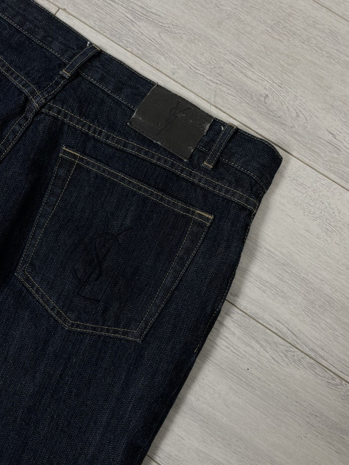 Yves Saint Laurent Yves Saint Laurent Denim pants Pocket Logo YSL vintage Size US 34 / EU 50 - 20 Thumbnail