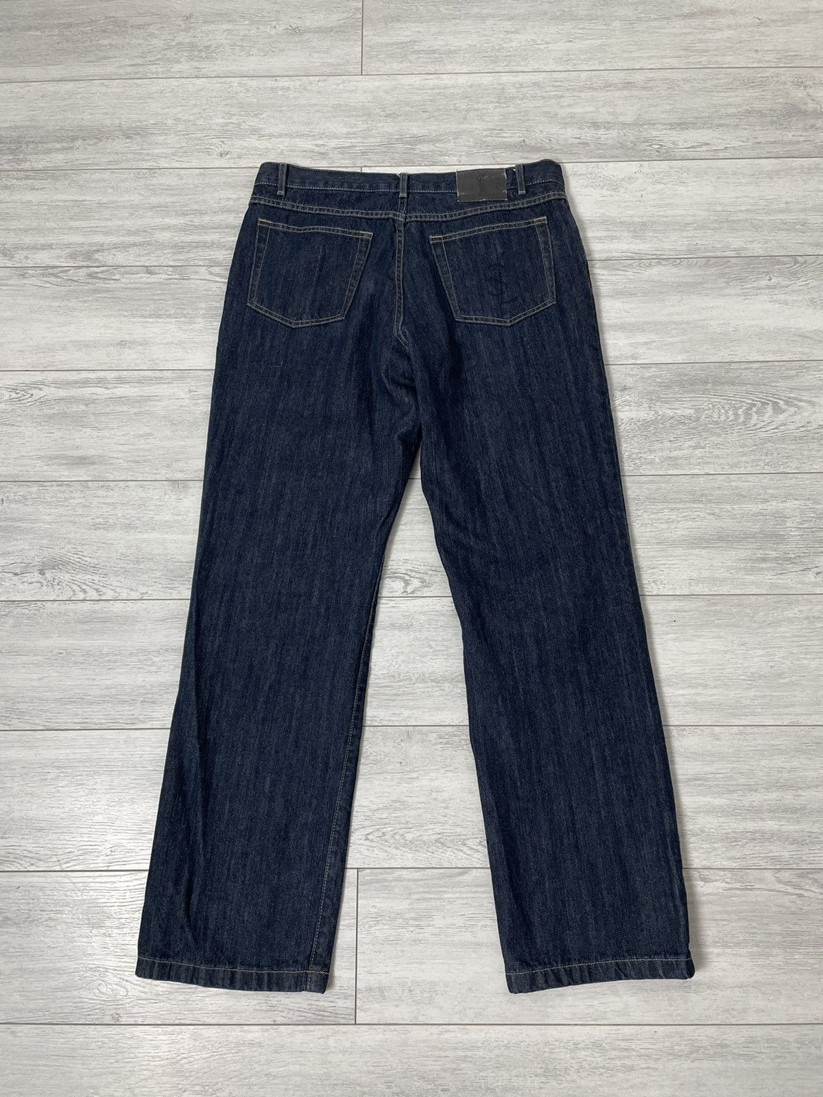 Yves Saint Laurent Yves Saint Laurent Denim pants Pocket Logo YSL vintage Size US 34 / EU 50 - 10 Thumbnail