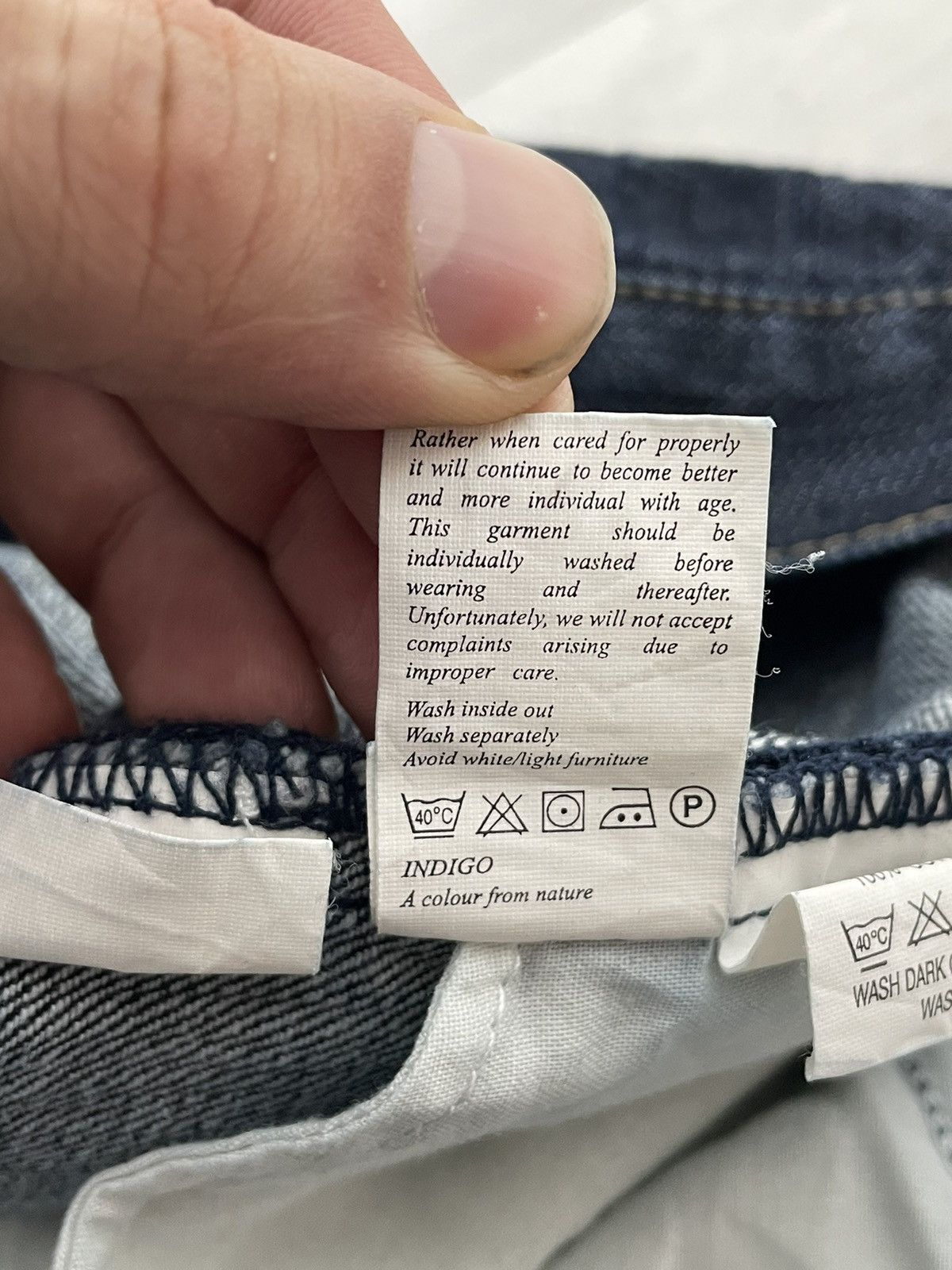 Yves Saint Laurent Yves Saint Laurent Denim pants Pocket Logo YSL vintage Size US 34 / EU 50 - 18 Thumbnail