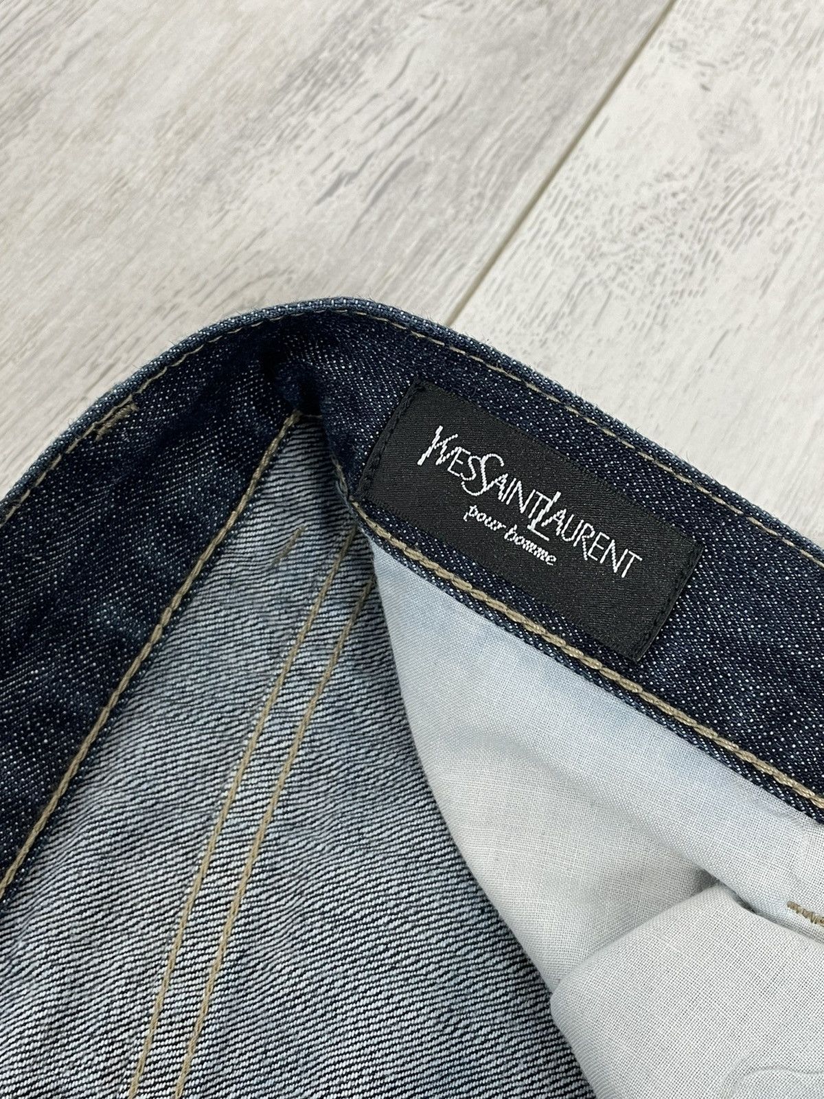 Yves Saint Laurent Yves Saint Laurent Denim pants Pocket Logo YSL vintage Size US 34 / EU 50 - 15 Thumbnail
