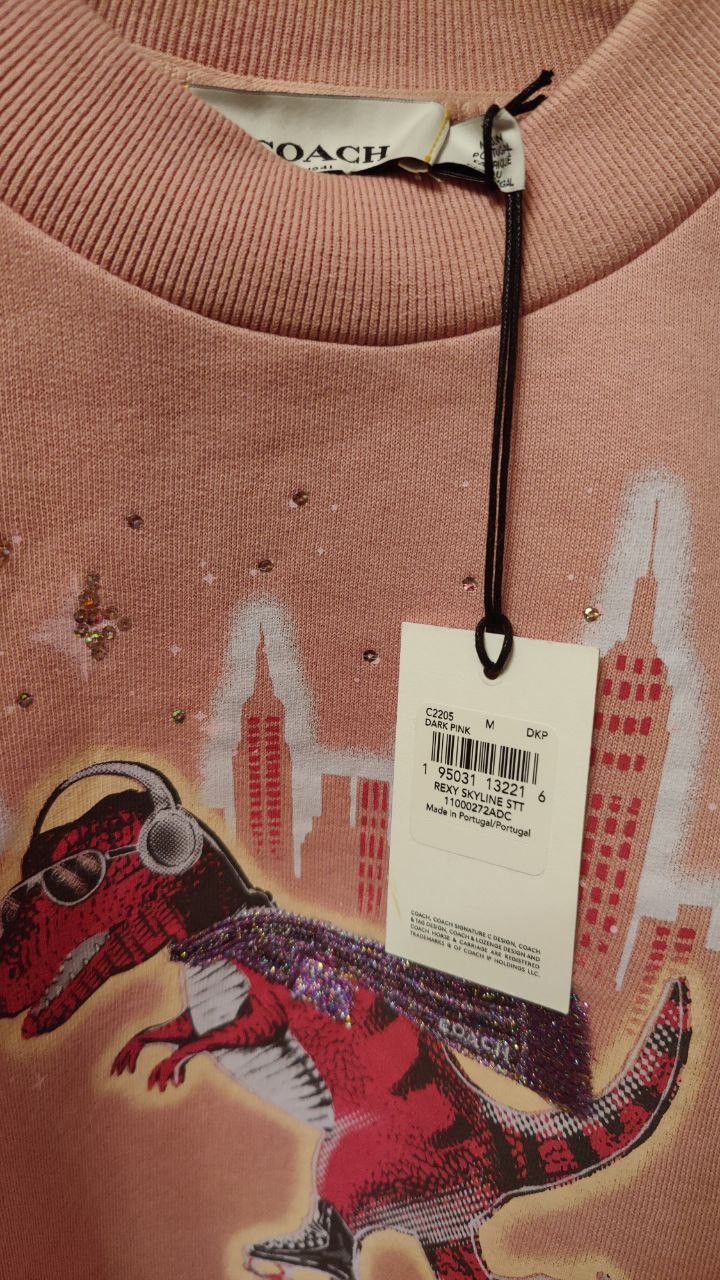 Coach Coach Sweatshirt With Puff Sleeve Rexy City Skyline Size M / US 6-8 / IT 42-44 - 6 Thumbnail
