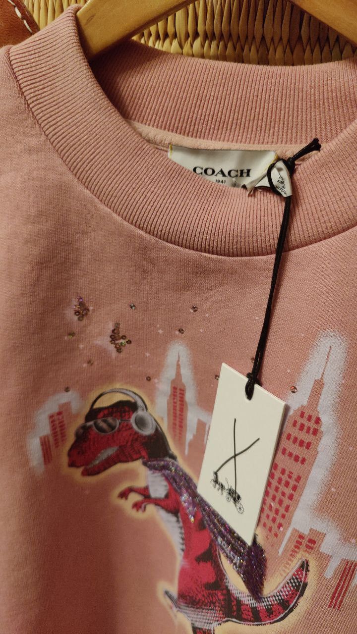 Coach Coach Sweatshirt With Puff Sleeve Rexy City Skyline Size M / US 6-8 / IT 42-44 - 5 Thumbnail