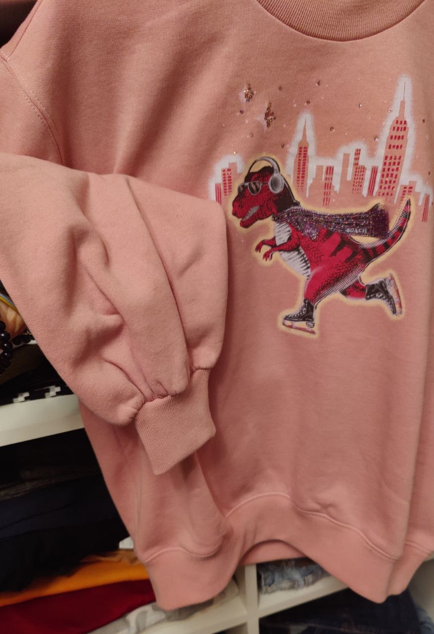 Coach Coach Sweatshirt With Puff Sleeve Rexy City Skyline Size M / US 6-8 / IT 42-44 - 10 Thumbnail