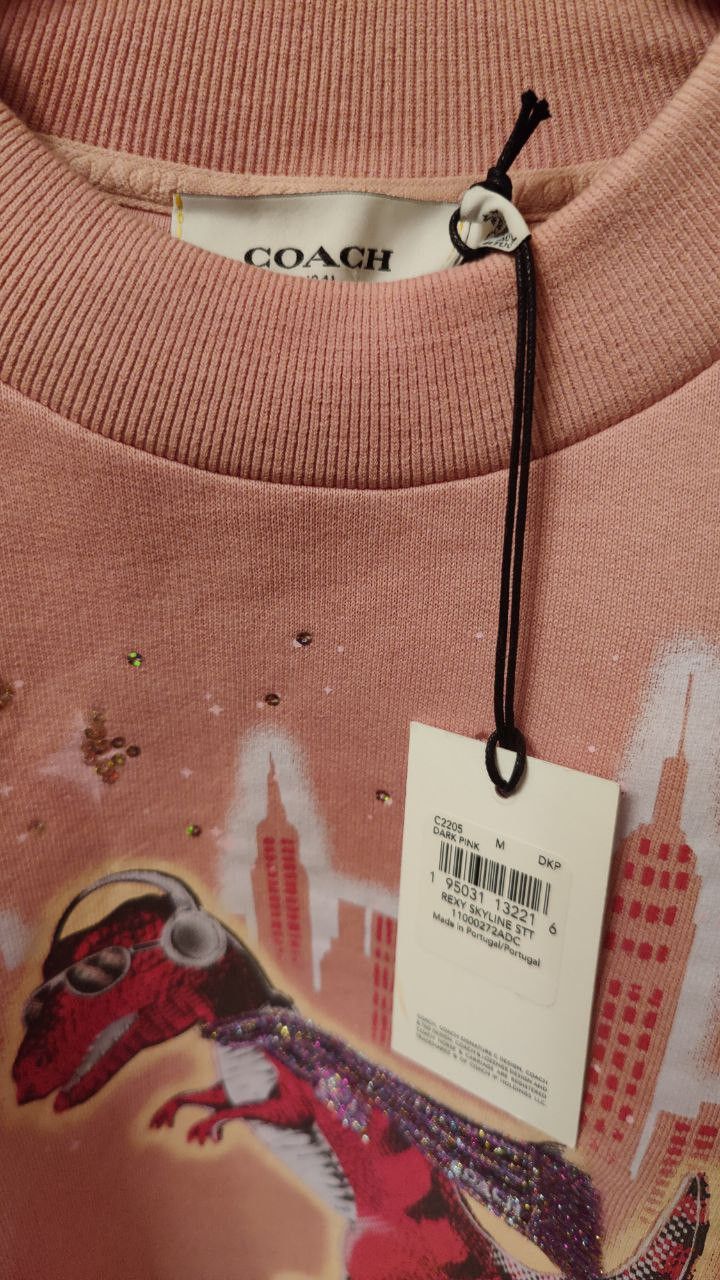Coach Coach Sweatshirt With Puff Sleeve Rexy City Skyline Size M / US 6-8 / IT 42-44 - 8 Thumbnail