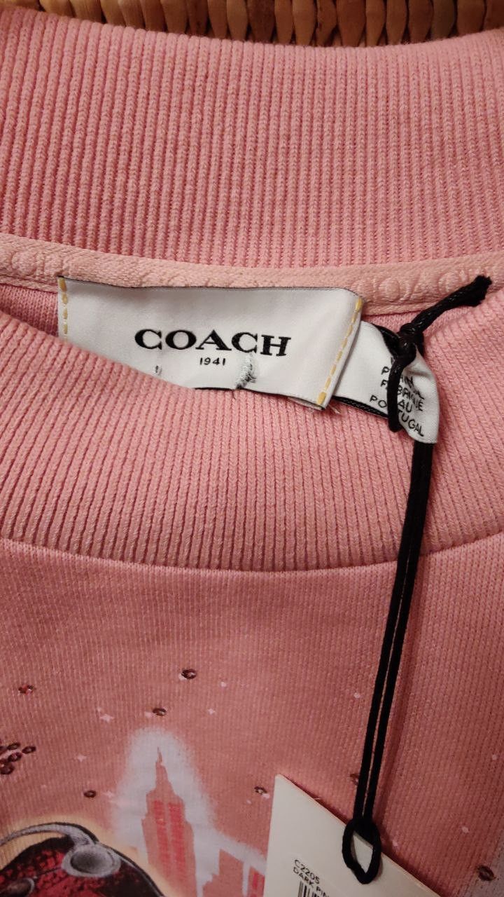 Coach Coach Sweatshirt With Puff Sleeve Rexy City Skyline Size M / US 6-8 / IT 42-44 - 7 Thumbnail