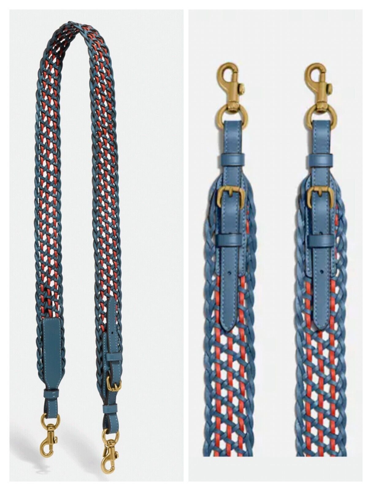 Coach Coach Blue Bag Strap Replacement Bag Strap Free Shipping Size ONE SIZE - 1 Thumbnail